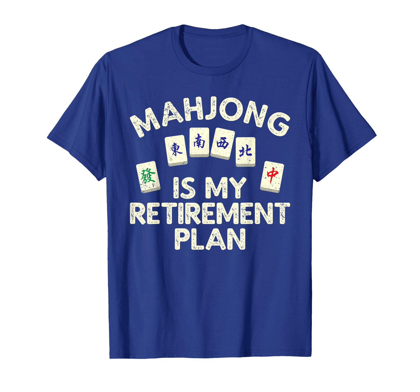 Funny Mahjong Design For Men Women Mahjong Player Retirement T-Shirt