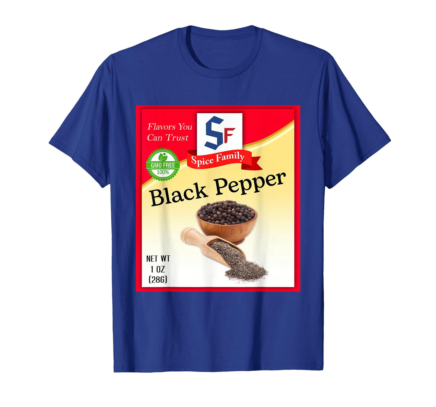 Black Pepper Spice Group Costume Family Matching Outfit T-Shirt