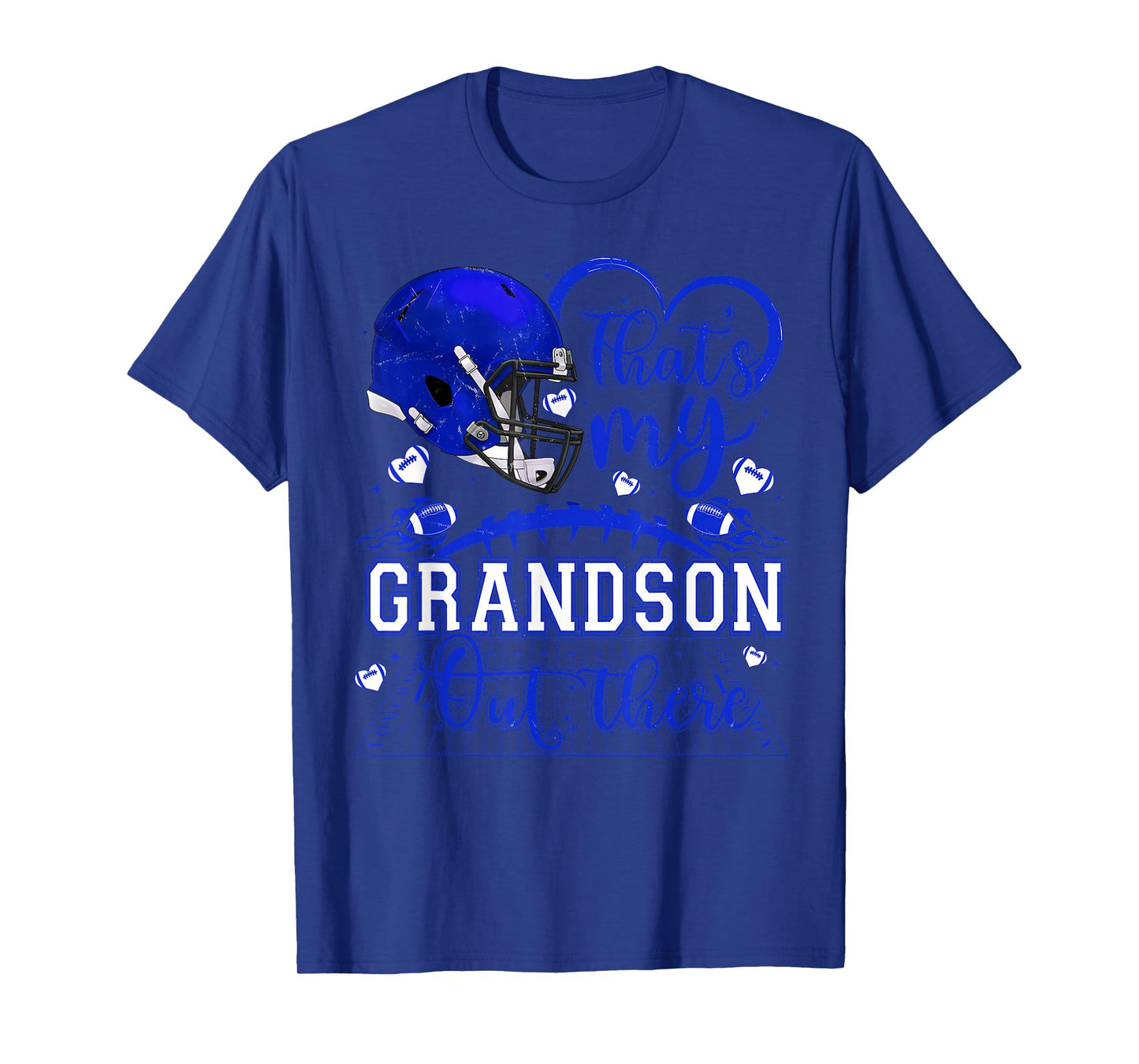 That's My Grandson Out There Game Day Football Family Pride T-Shirt