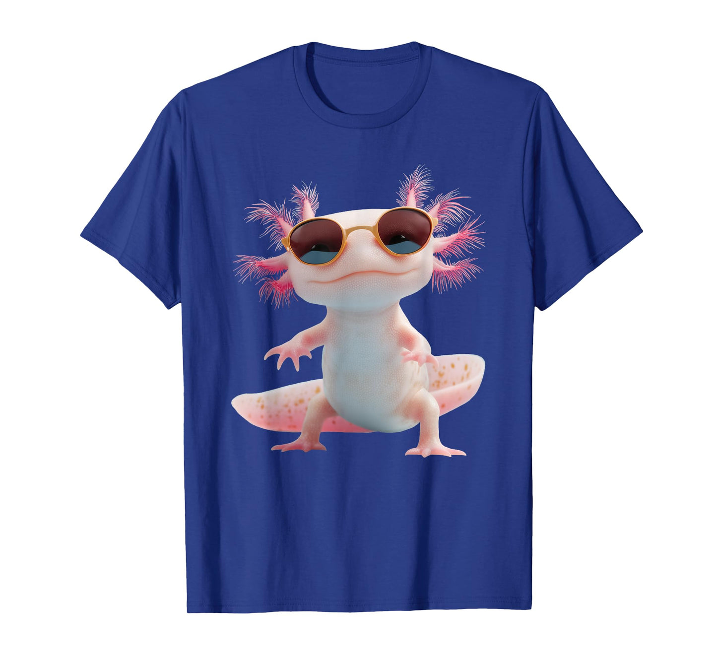 Axolotl Wearing Sunglasses Kawaii Funny Graphic T-Shirt
