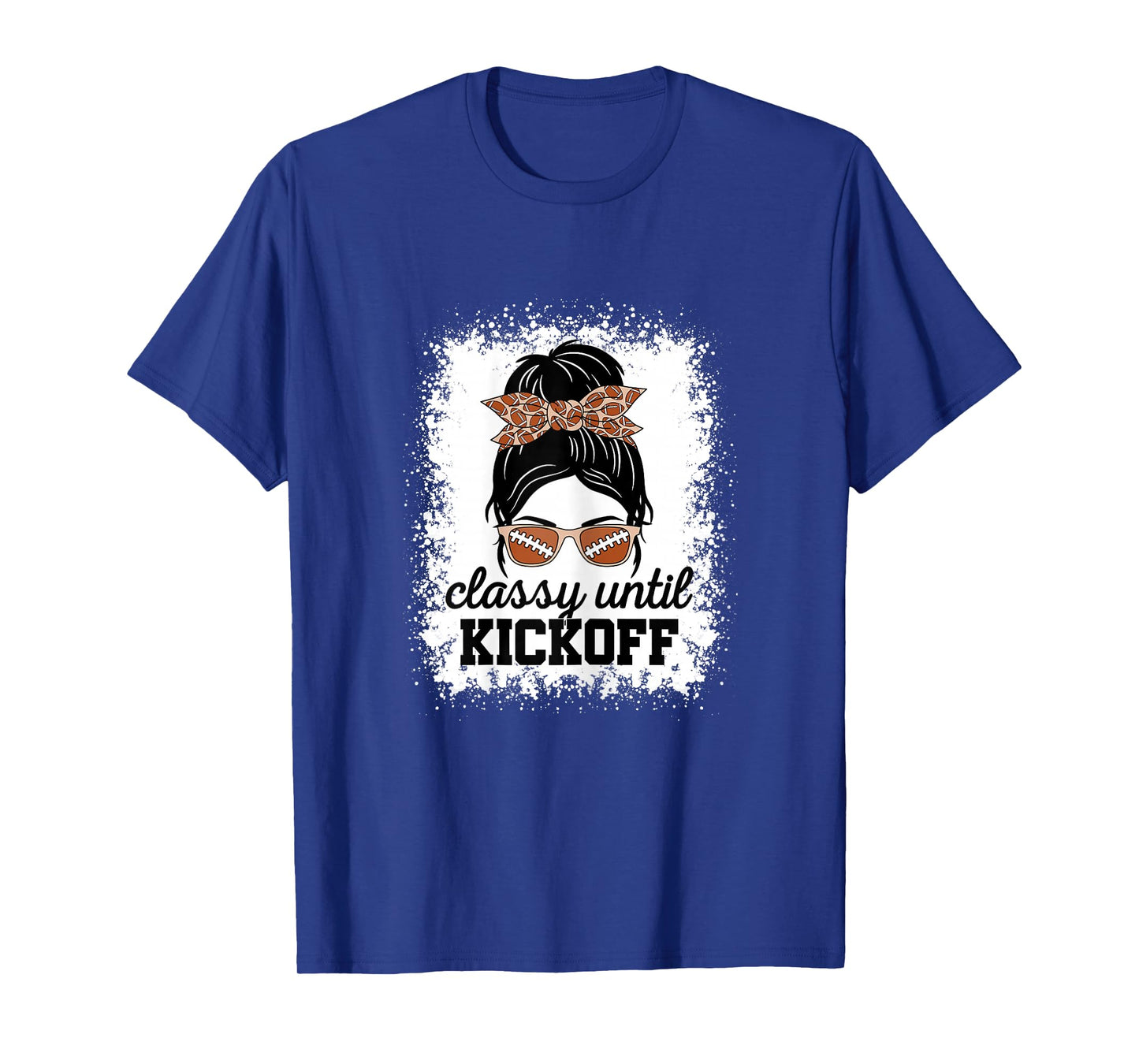 Classy Until Kickoff American Football Game Day Women Girls T-Shirt