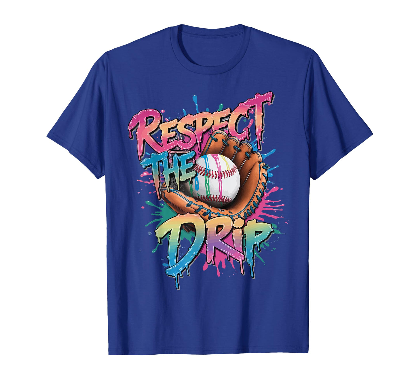 Respect the Drip Youth Baseball Sports T-Shirt