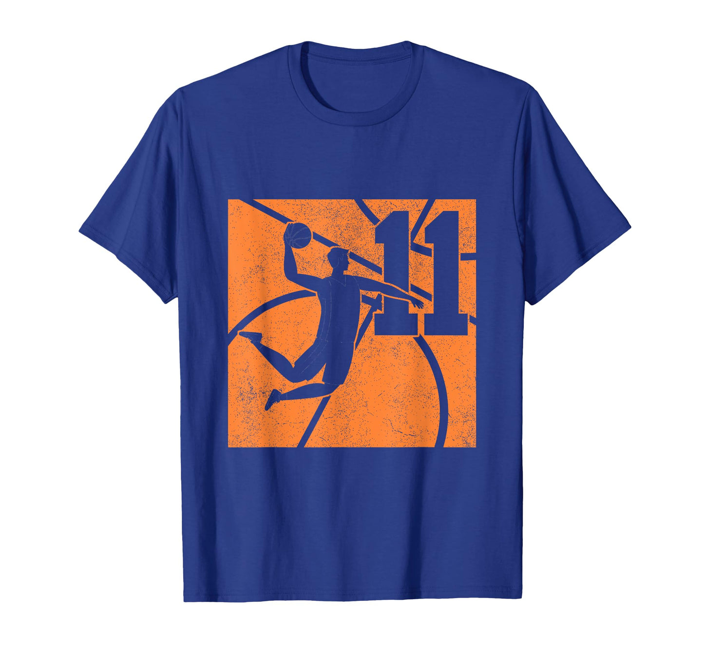 11 Year Old Basketball Dunk 11th Birthday Party Themed Boys T-Shirt