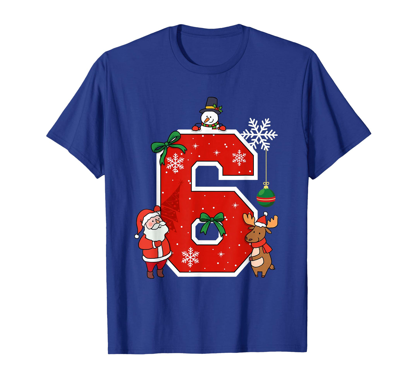Number 6 Matching 67 Meme Christmas Costume Men Women Kids T-Shirt