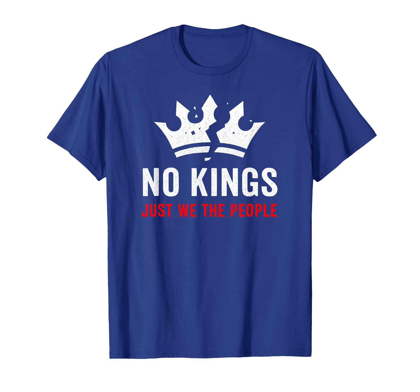 No Kings Broken Crown – Democracy Equality Freedom T-Shirt