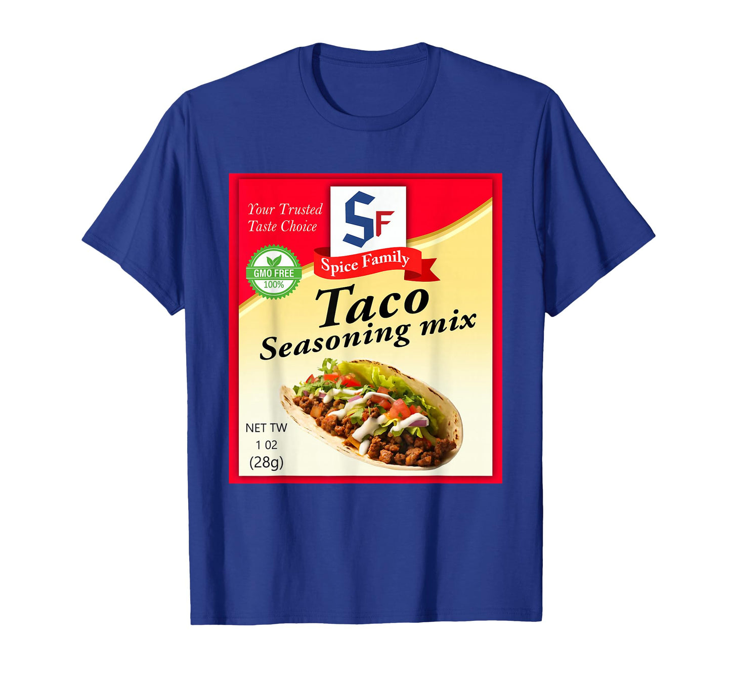 Taco Seasoning Mix Funny Mexico Cinco De Mayo Group Costumes T-Shirt