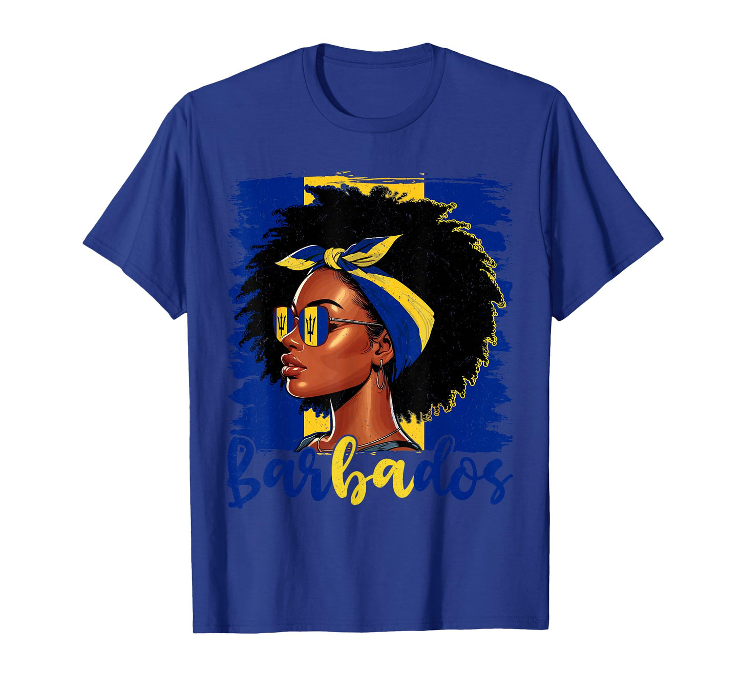 Bajan Girl Barbados Flag Proud Barbadian Women T-Shirt
