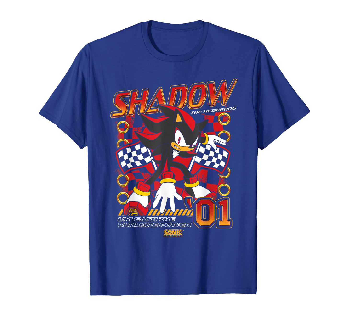 Sonic The Hedgehog Shadow The Hedgehog 01 Racing Poster T-Shirt