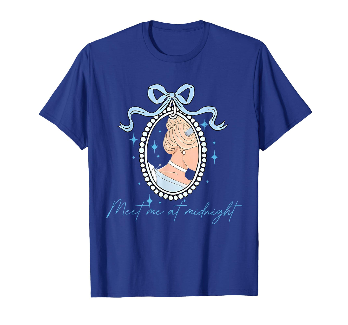 Vintage Coquette Bow Meet Me At Midnight T-Shirt