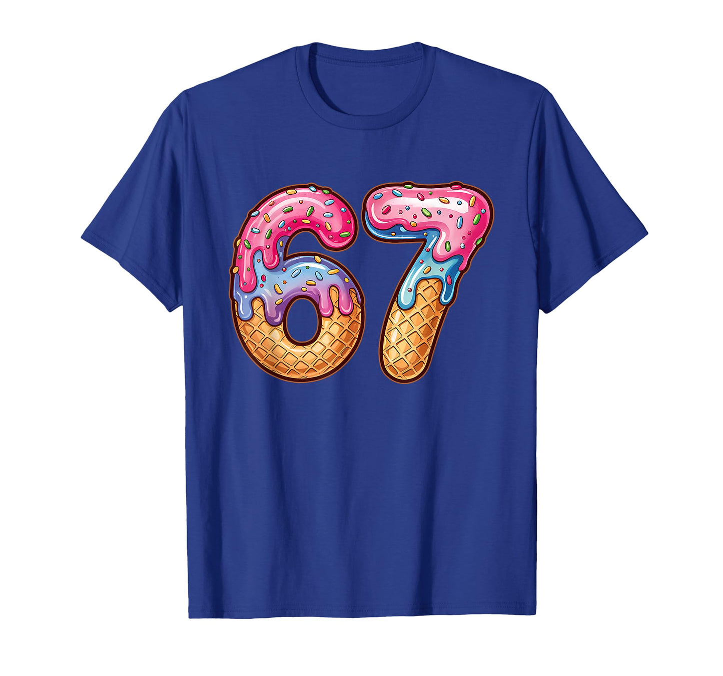 Mason 67 Funny Ice Cream Drip Baseball Meme Graphics T-Shirt
