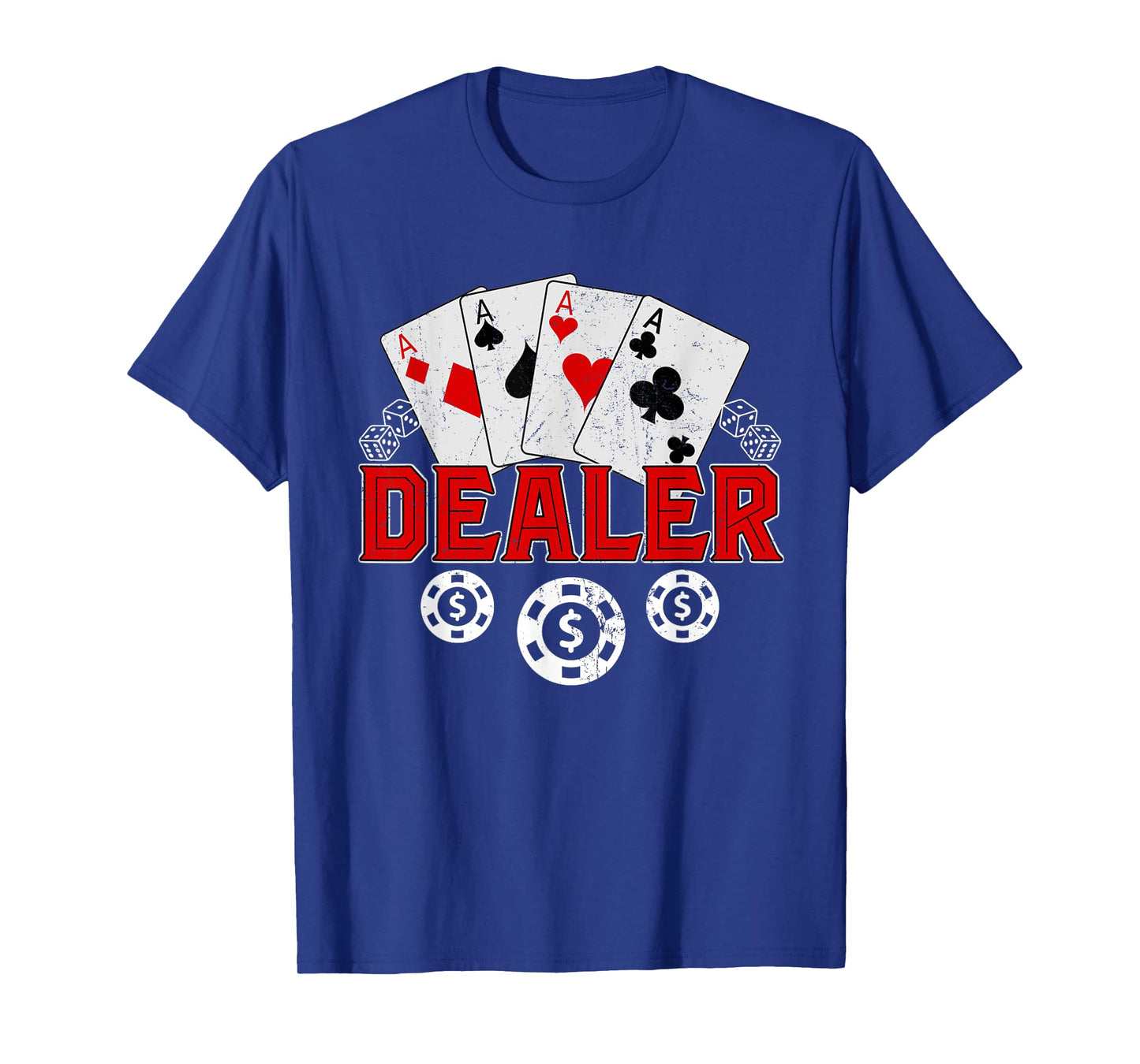 Casino Dealer Halloween Costume Shirt Poker Gambling T-Shirt