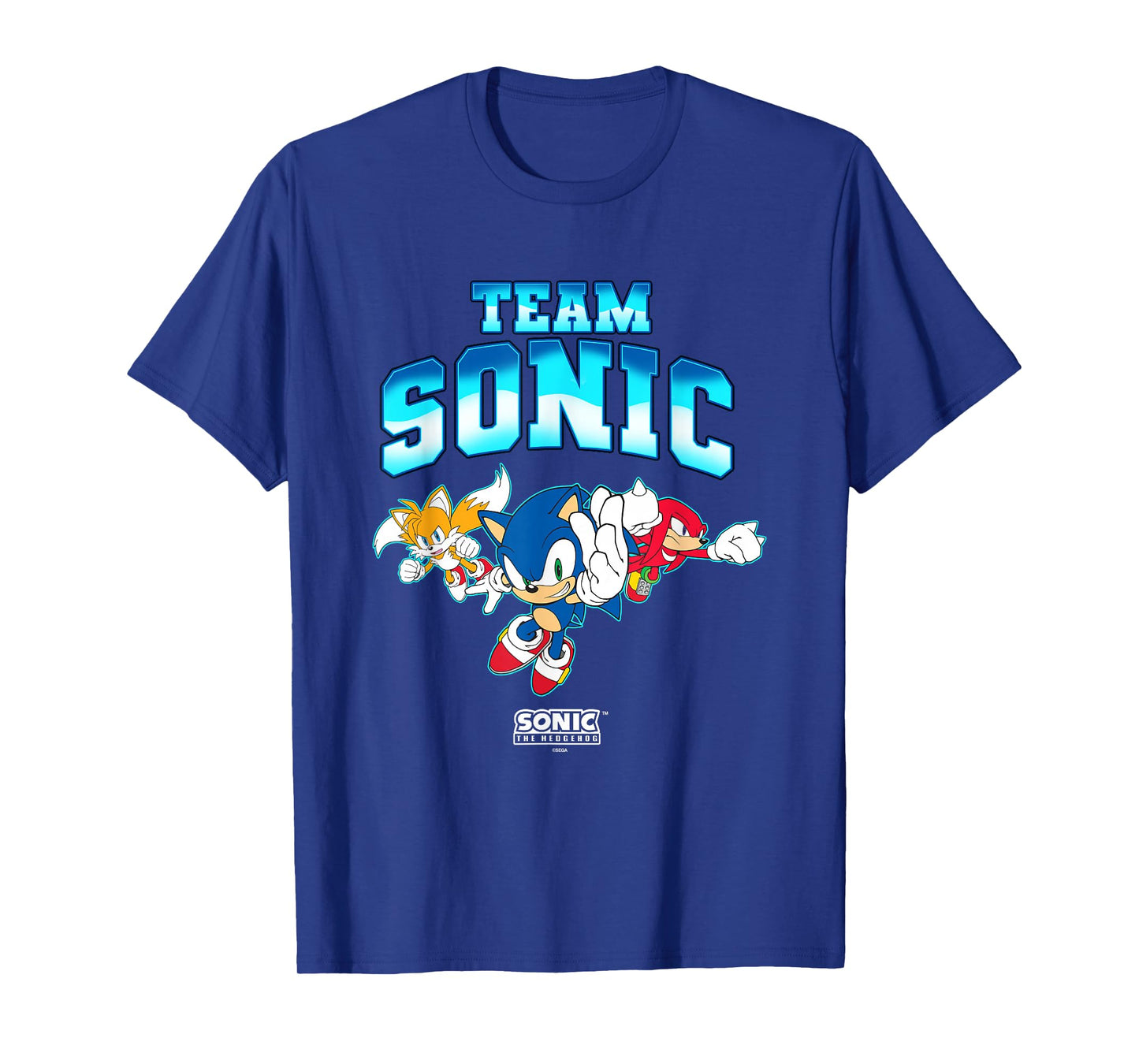 Sonic The Hedgehog Team Sonic Main Trio Epic Group Shot T-Shirt