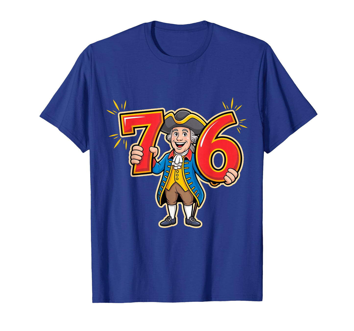 Funny 6-7 7-6 George Washington Seven Six Teacher American T-Shirt