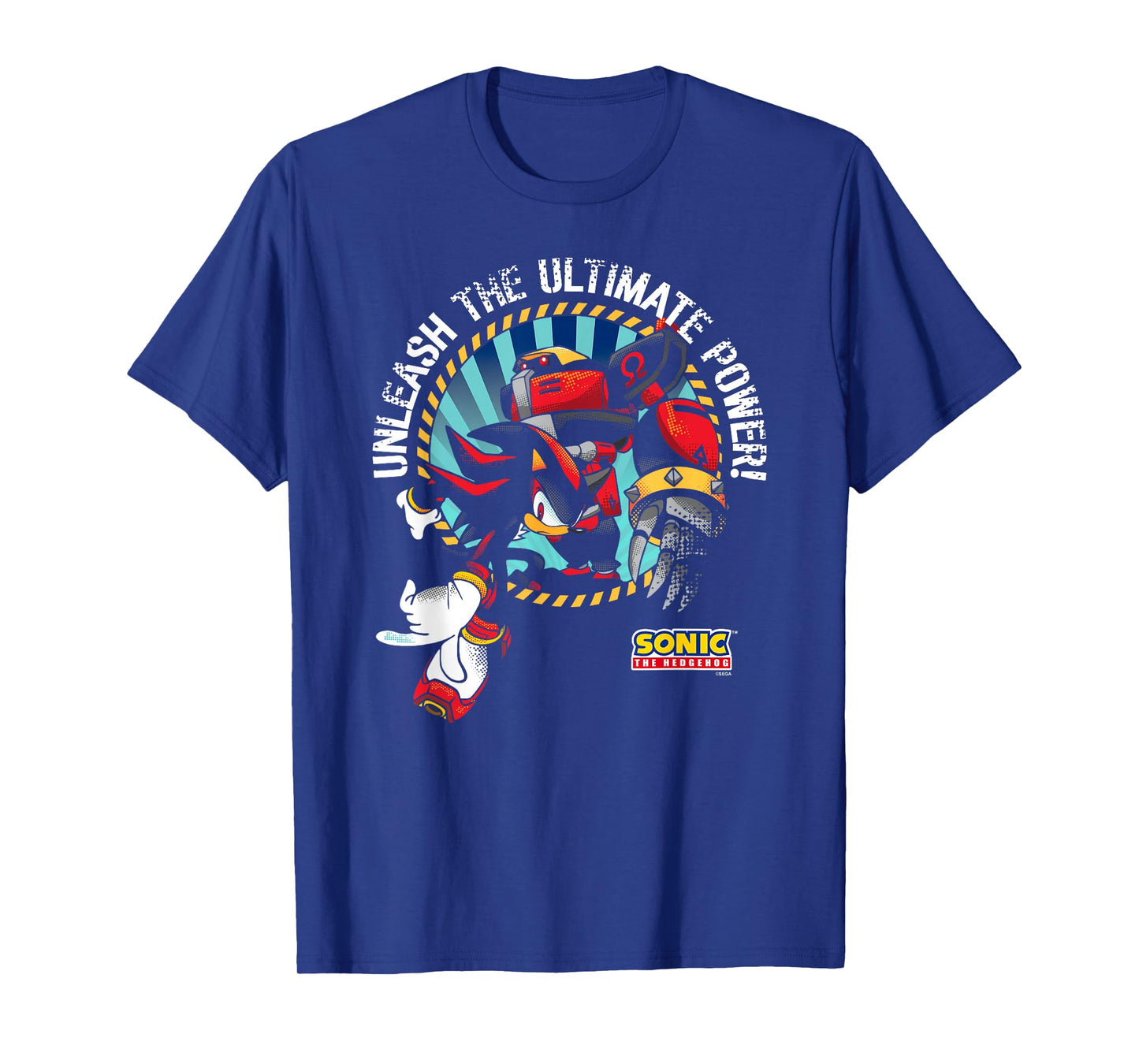Sonic The Hedgehog Shadow & Omega Unleash The Ultimate Power T-Shirt