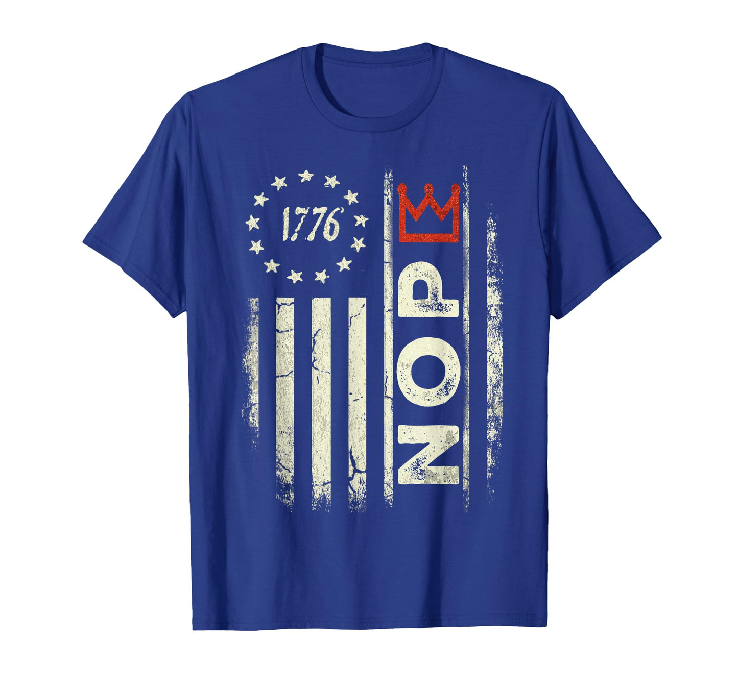 No Kings Protest Sign Vertical T-Shirt