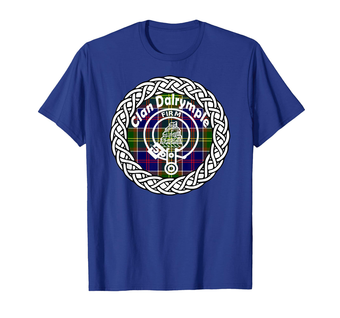 Dalrymple surname Scottish clan tartan crest badge t-shirt T-Shirt