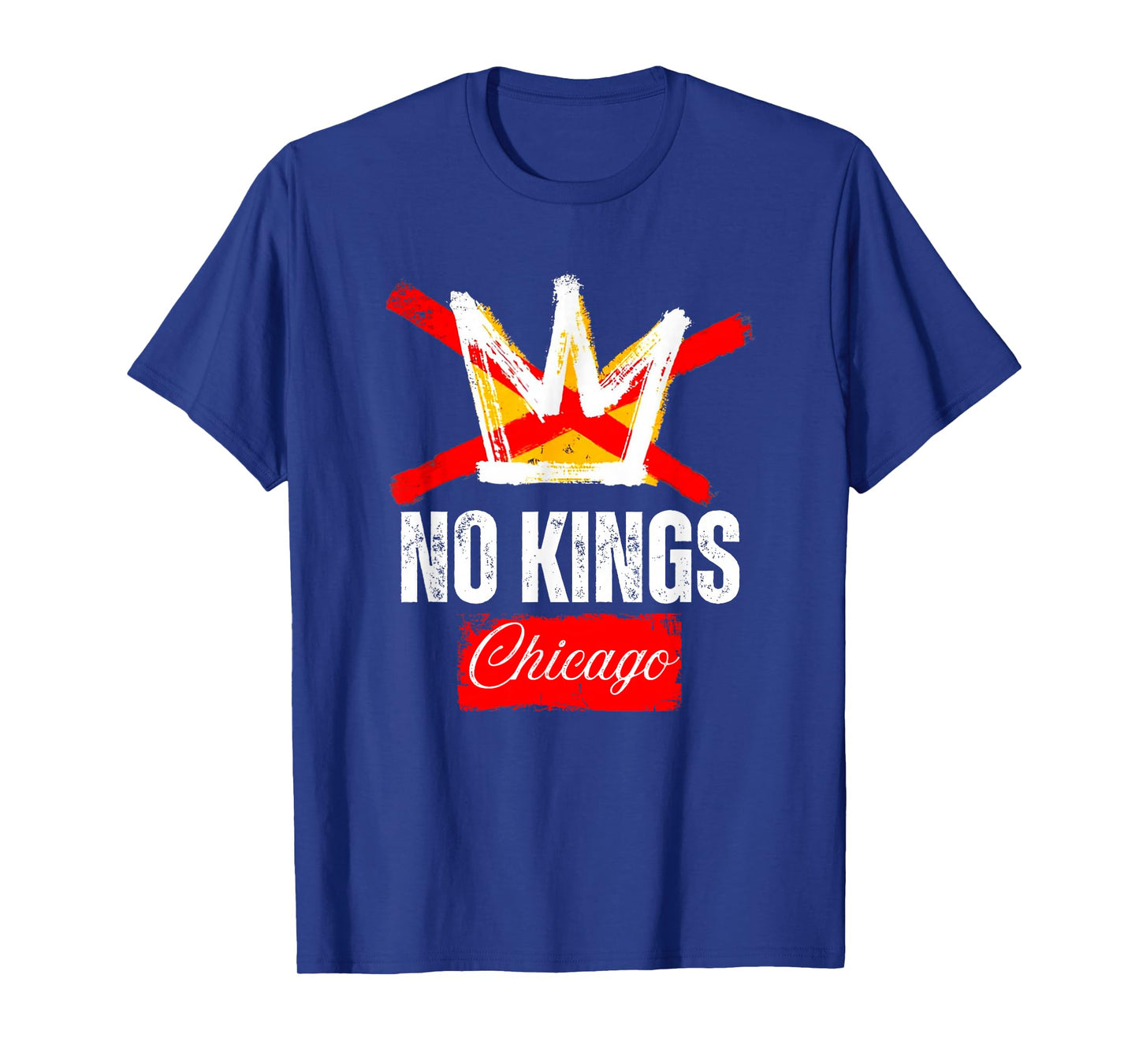 Chicago No Kings Patriotic No Kings 2025 Activist T-Shirt