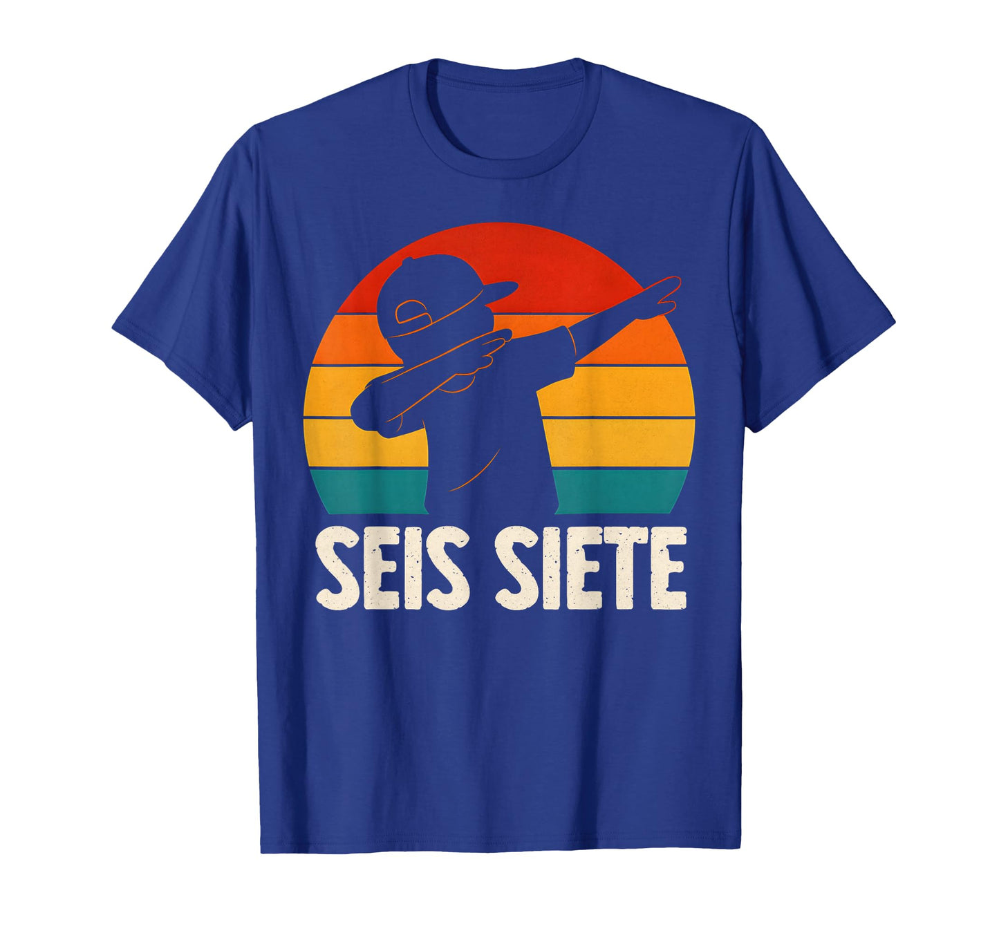 SEIS Siete Spanish 67 Boys Kids Six Seven Espanol Dabbing T-Shirt