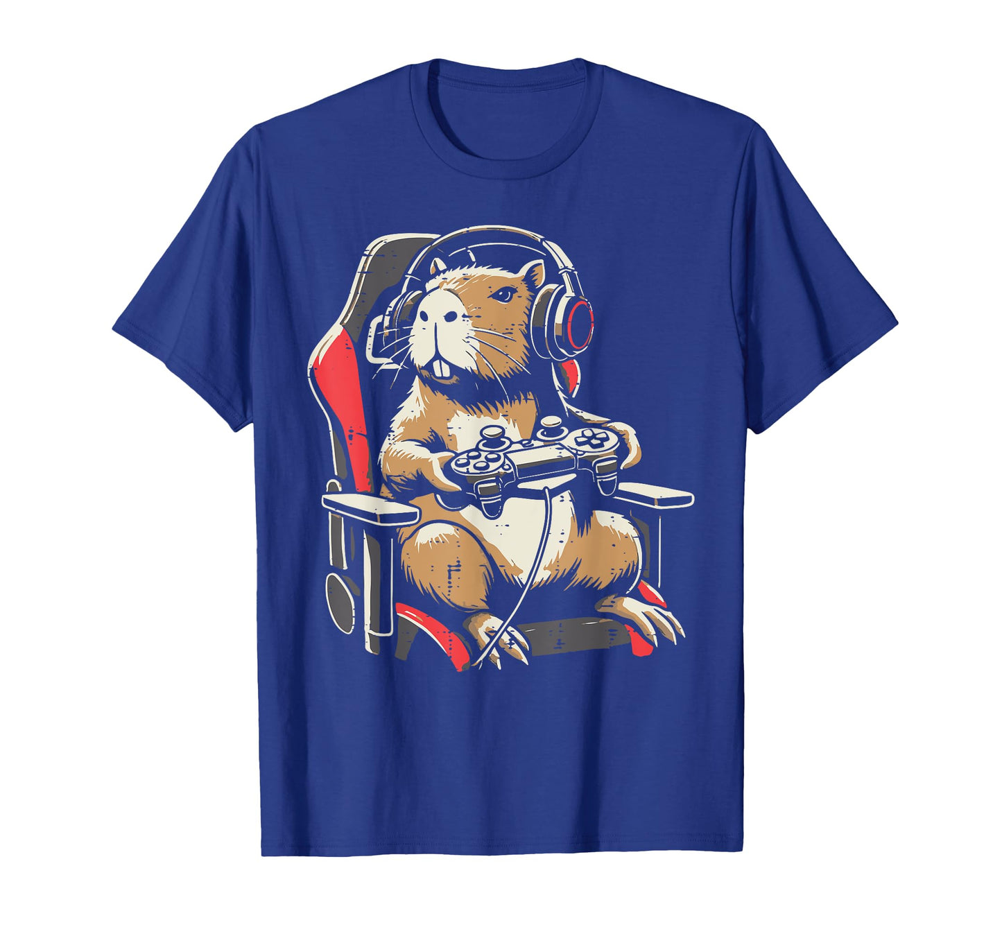 Capybara Gaming Chair Headphones Gamer Capy Men Boys Kids T-Shirt