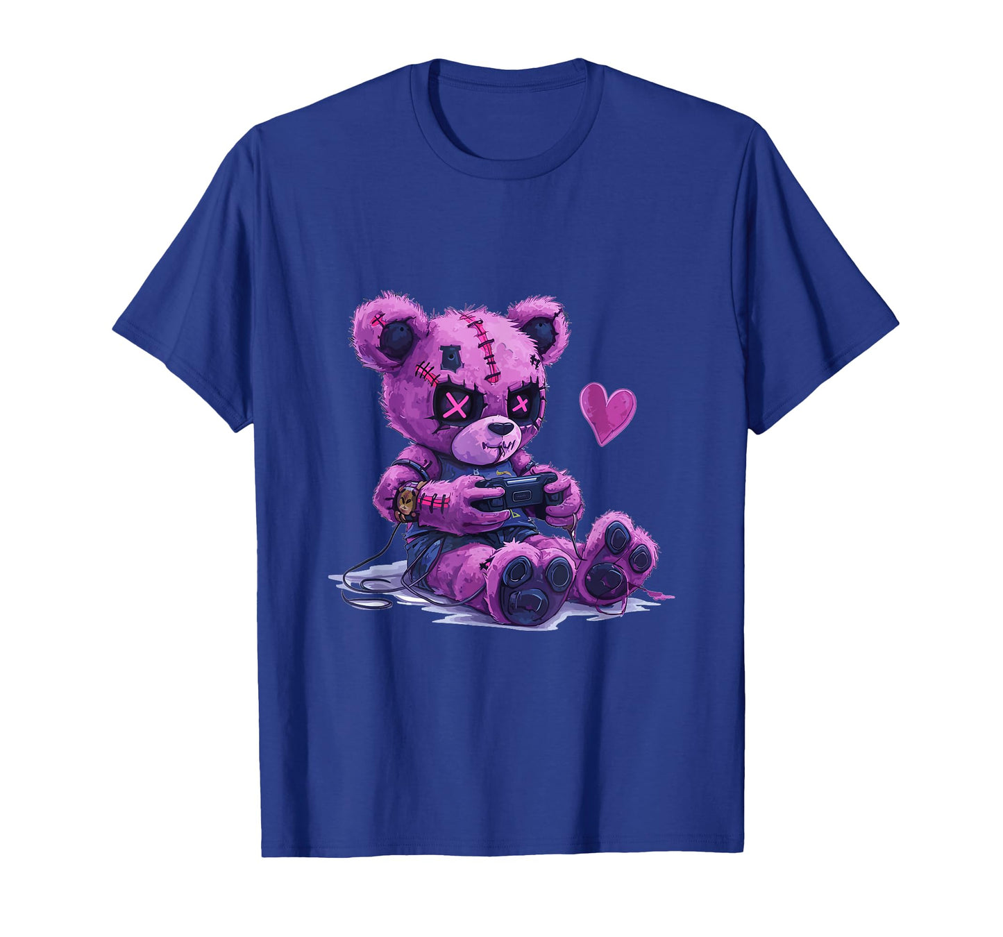 Goth Pastel Cute Creepy Kawaii Gamer Teddy Bear Gaming T-Shirt