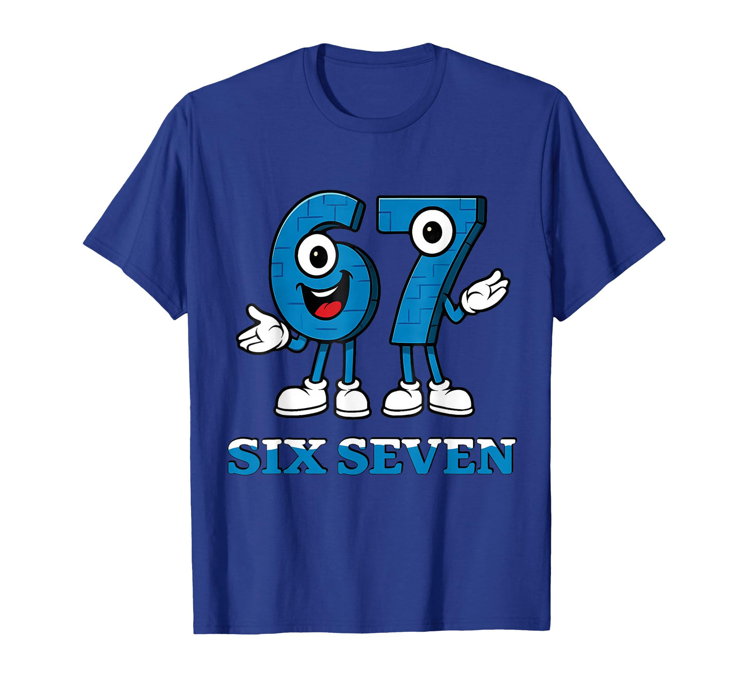 67 Six Seven Couple Matching Halloween Costume Brainrot Meme T-Shirt