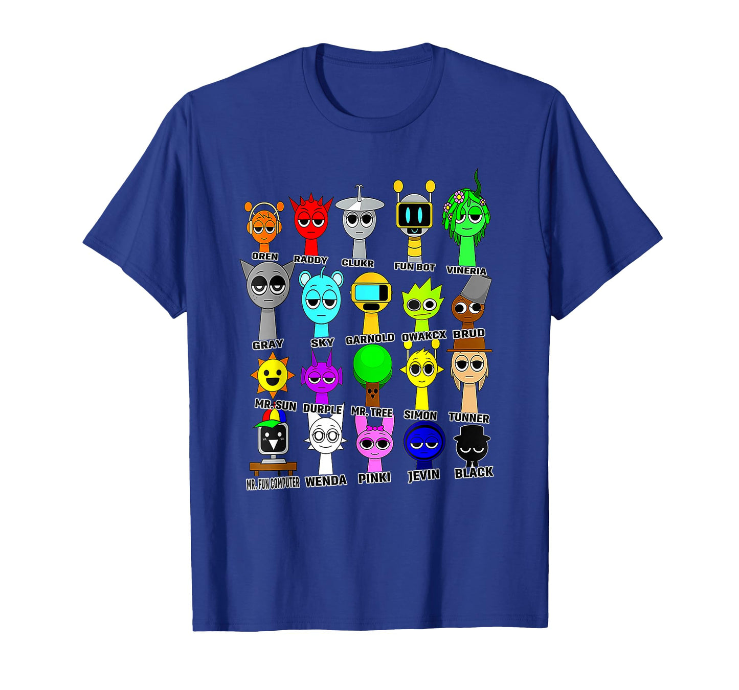 Sprunki Funny Toys For Boys and Girls Birthday Decoration T-Shirt