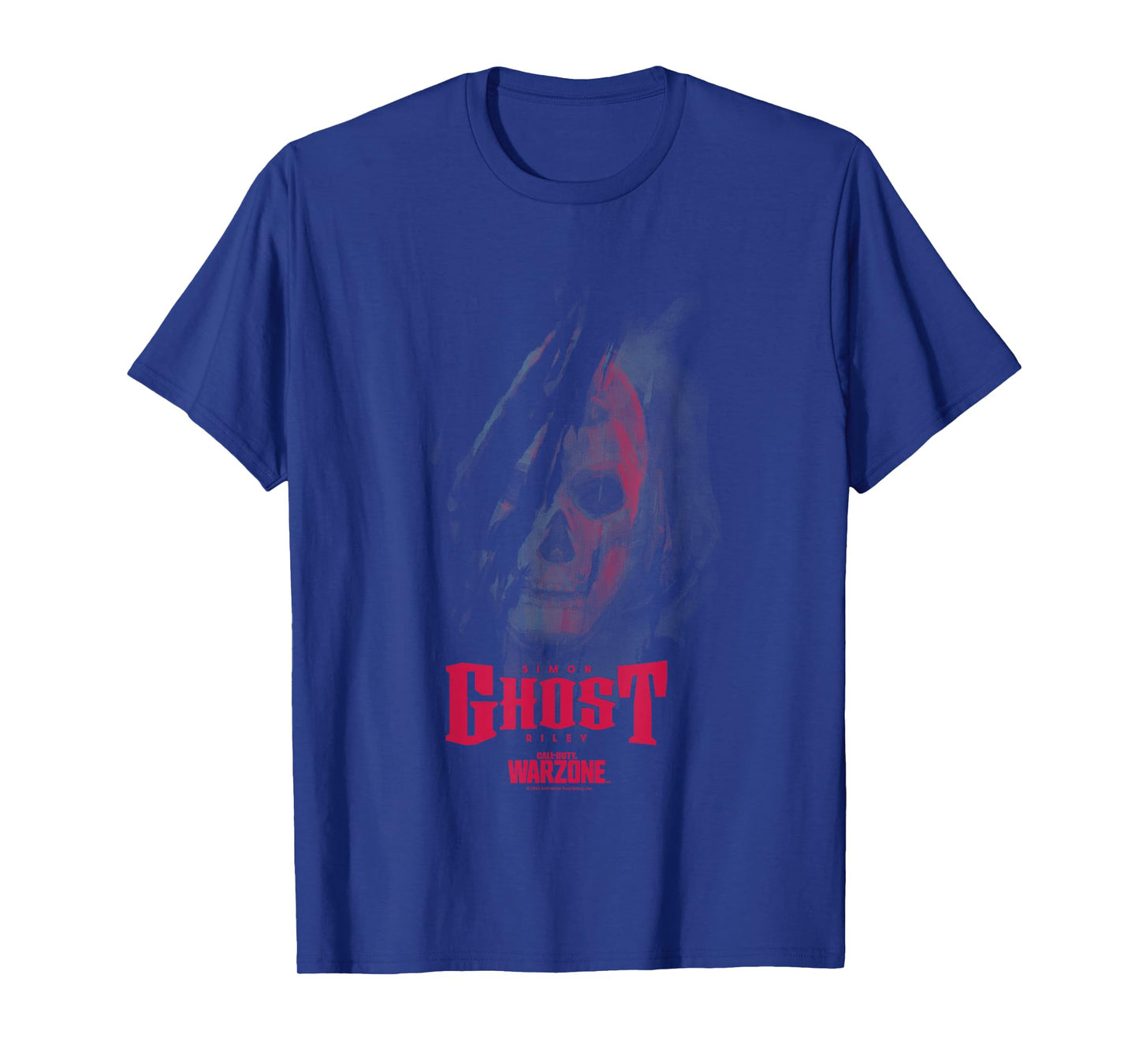Call of Duty: Warzone Halloween Simon Ghost Riley Face Logo T-Shirt