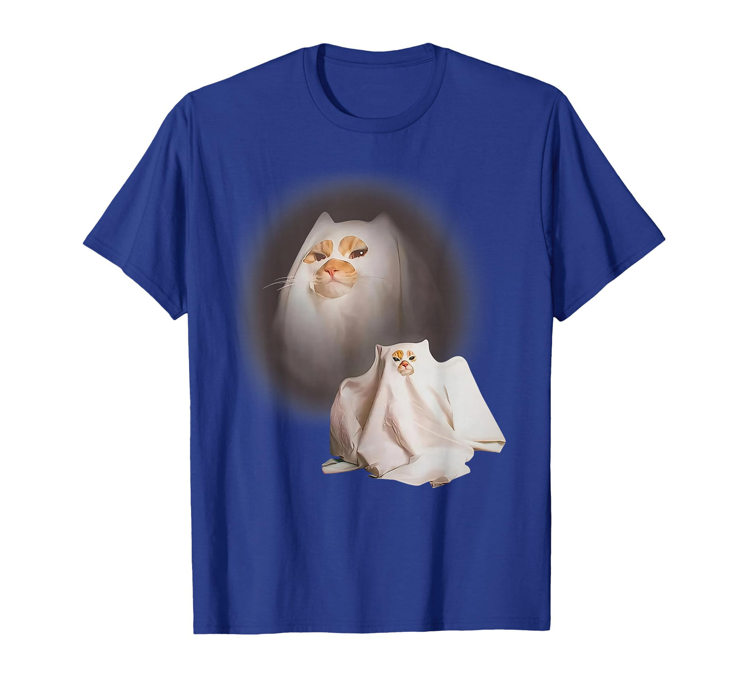 Ghost cat Ghost Kitten Funny cat Meme Halloween T-Shirt