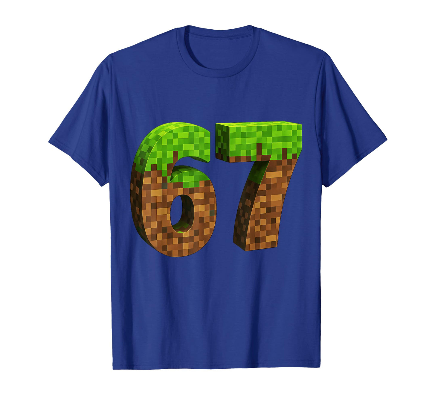 Funny Six Seven 6 7 Meme Gen Alpha Slang Game Pixel 67 Boys T-Shirt