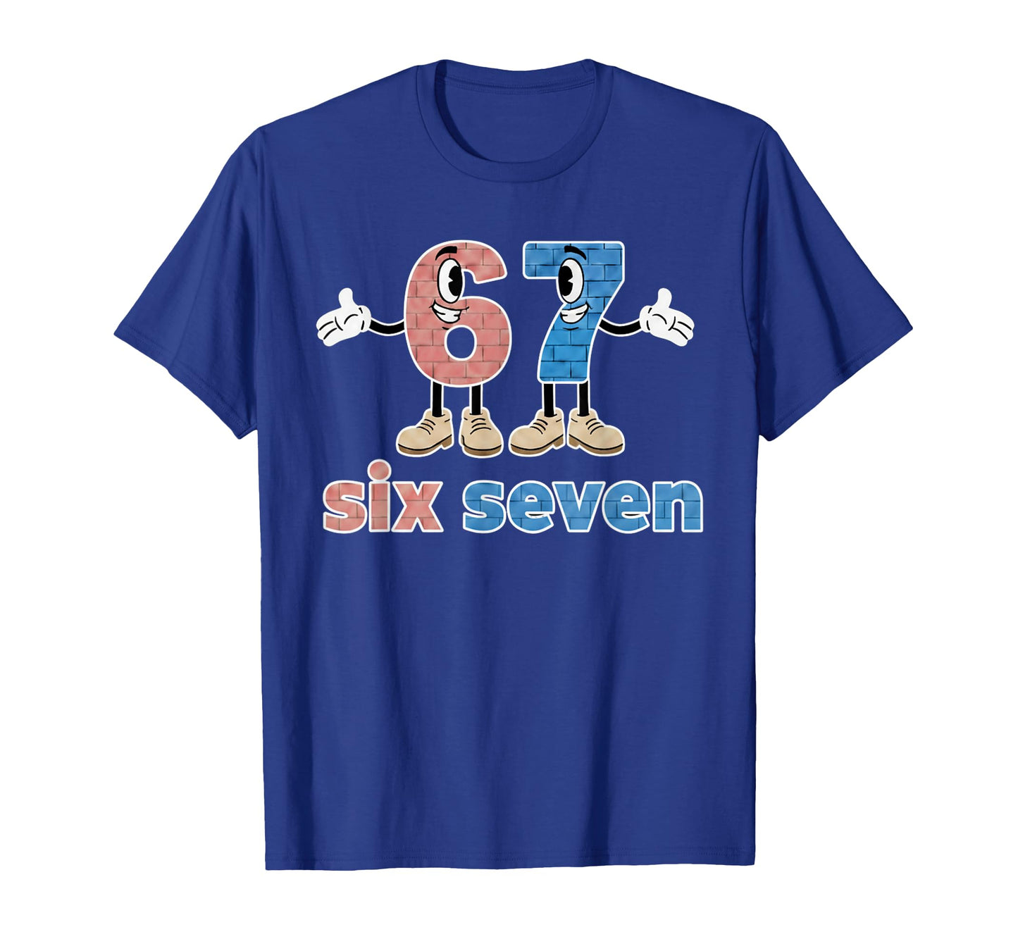 Six Seven Baseball 67 Baseball Lifestyle 101 T-Shirt
