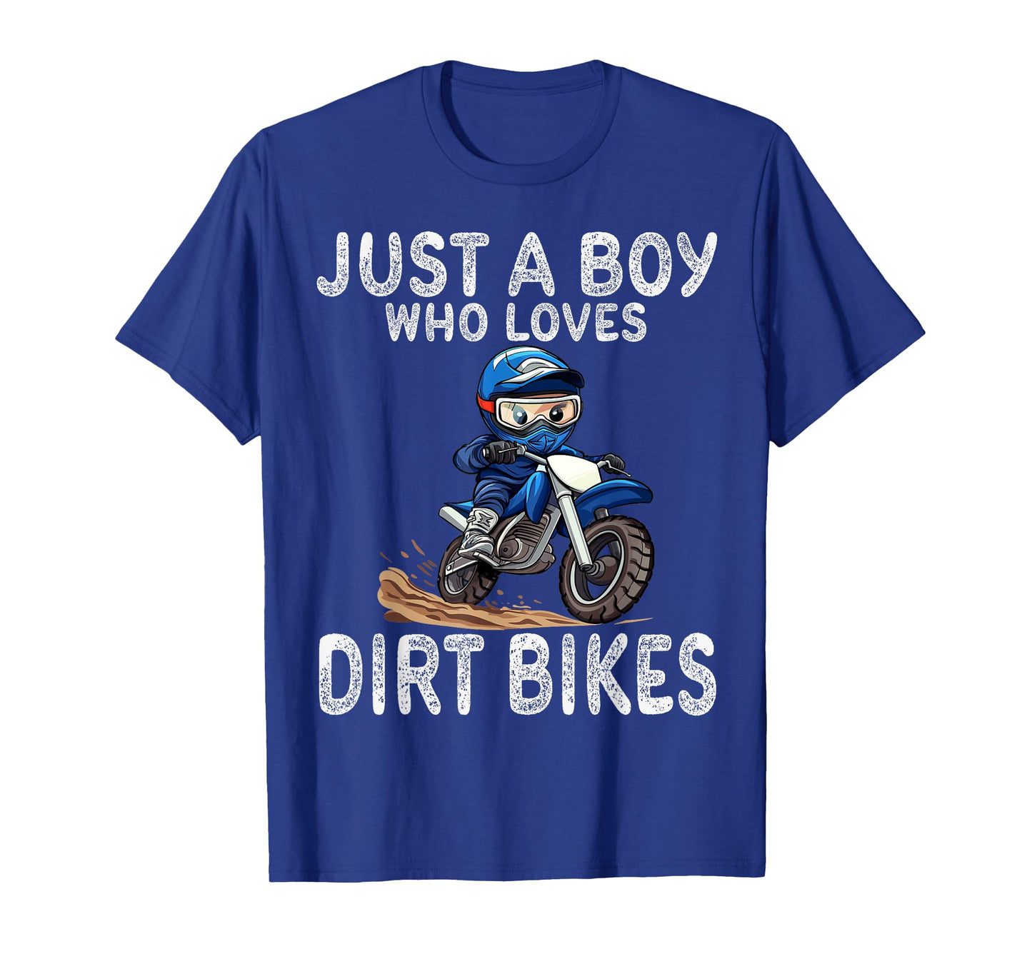 Just a boy who loves dirt bikes, Kids Dirt Bike T-Shirt