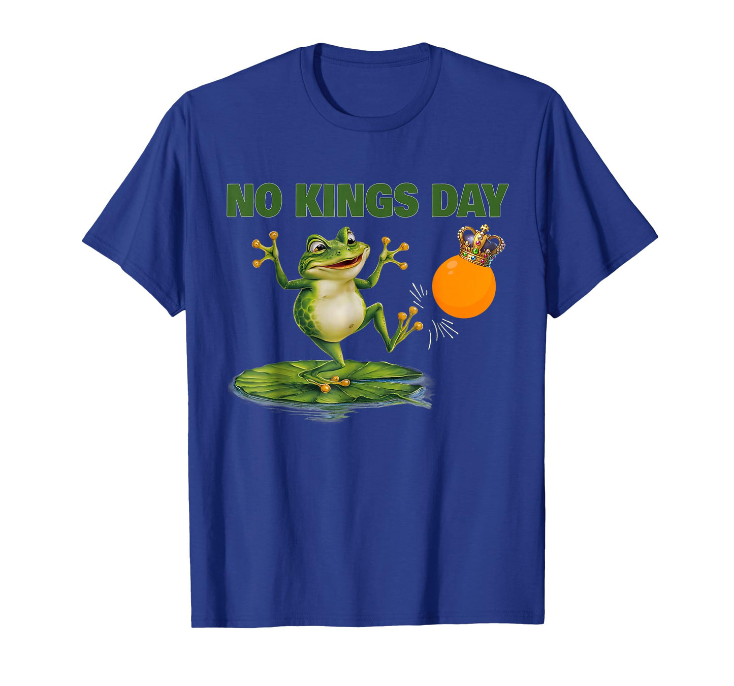 Funny No Kings Portland Frog Protest Men Women Tee T-Shirt