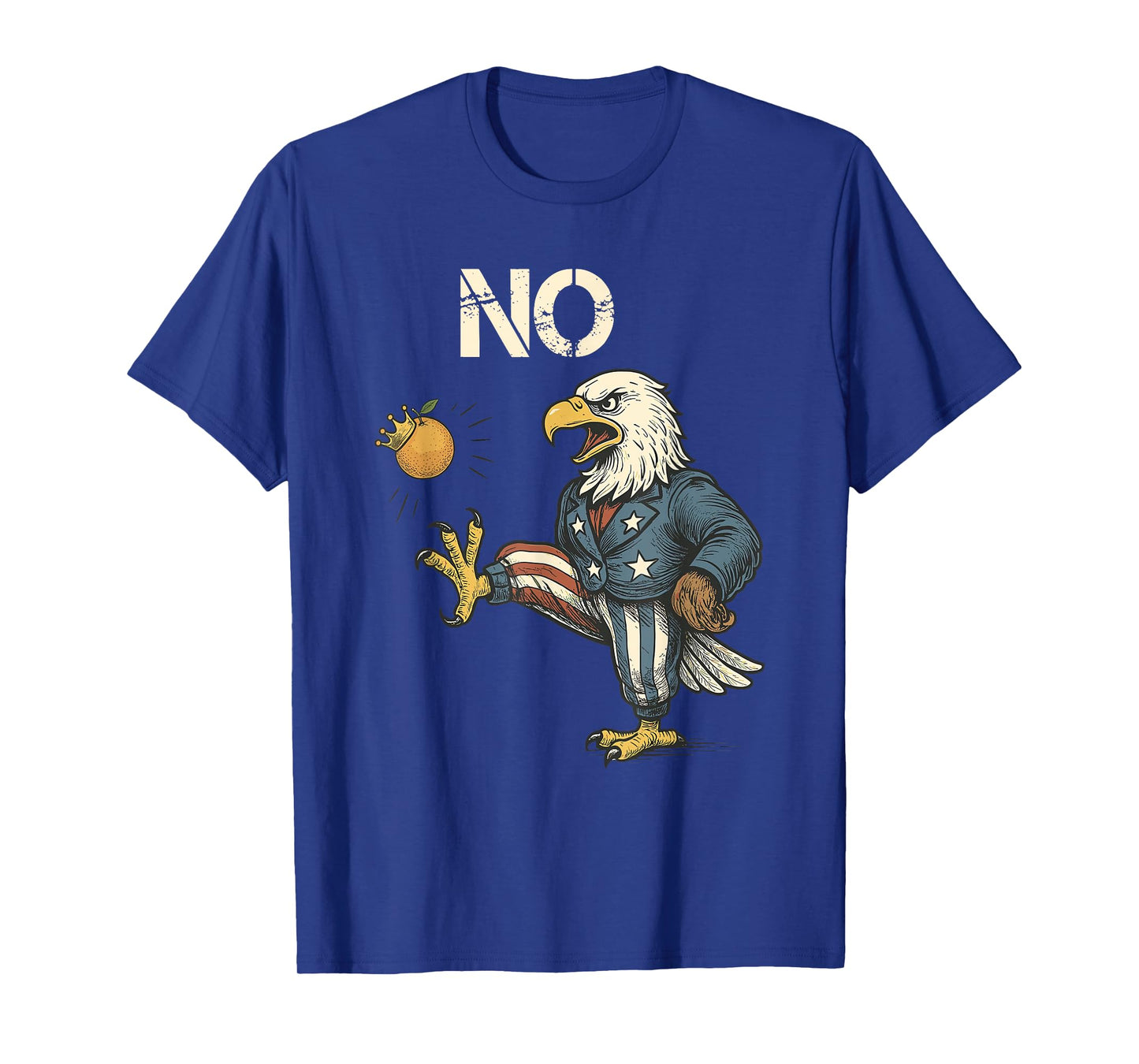 Funny Eagle No Kings October 18 No Kings Day Men Women T-Shirt