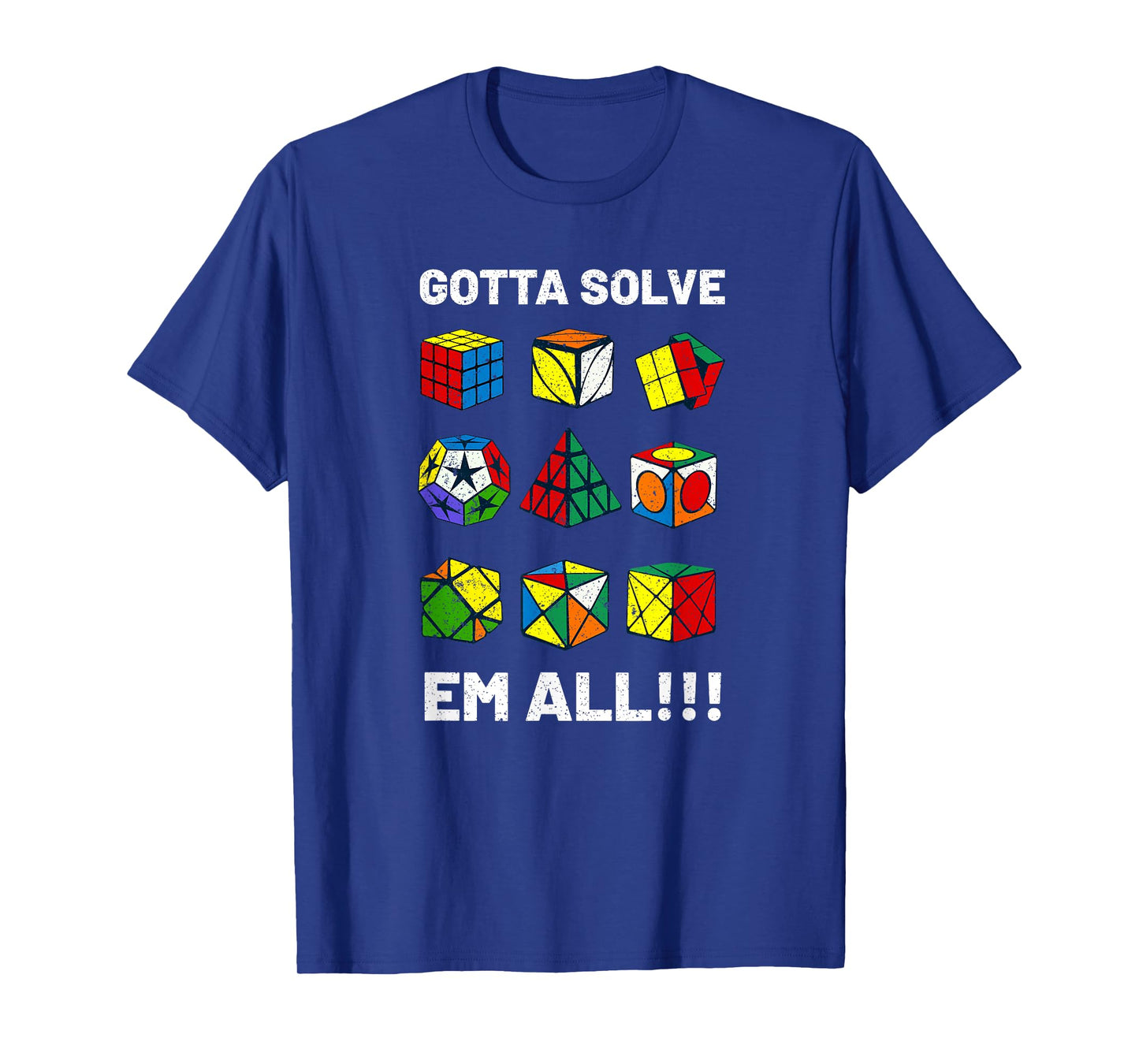 Competitive Puzzle Cube Gotta Solve Em All Speed Cubing T-Shirt