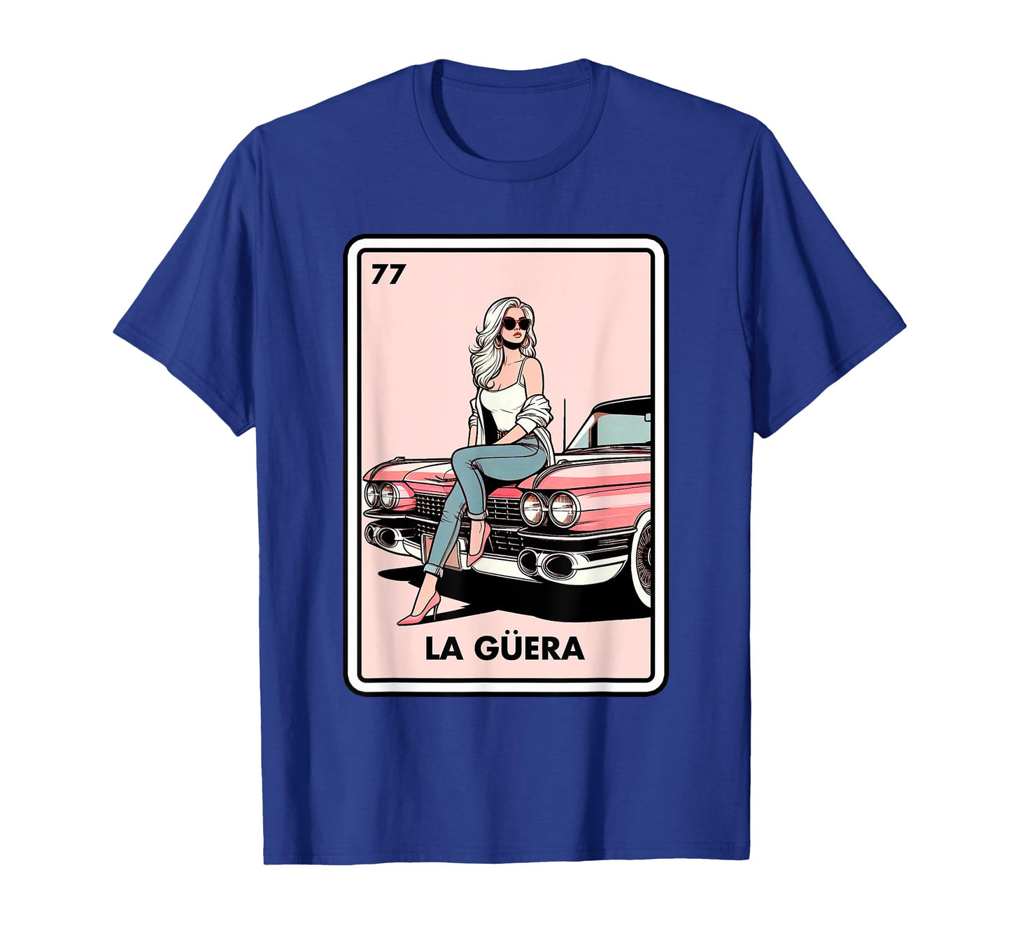 Mexican Chicana Chingona Girls La Guera Mexican Bingo Card T-Shirt