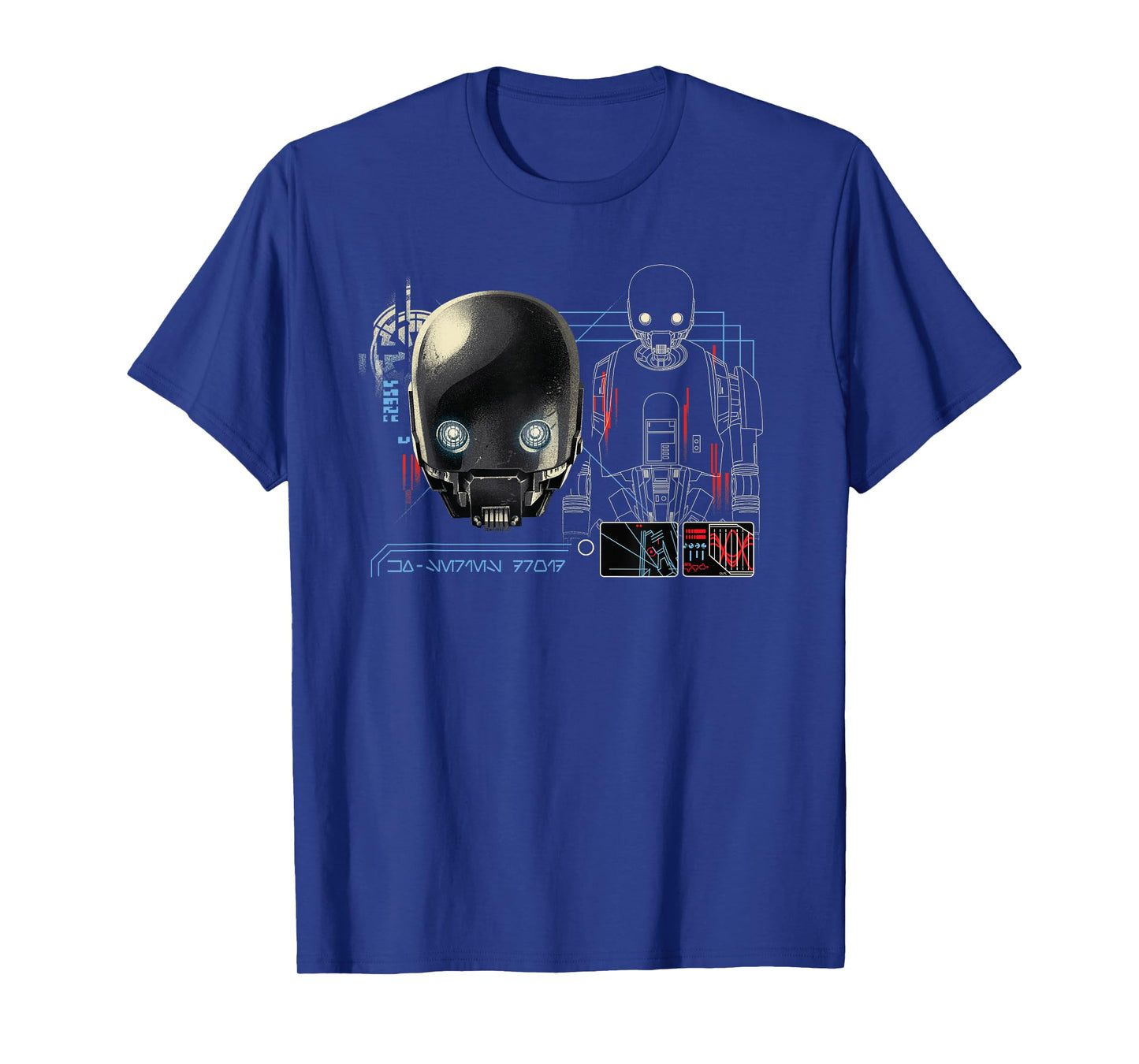 Star Wars Andor Season 2 K-2SO KX-Series Droid Readout T-Shirt