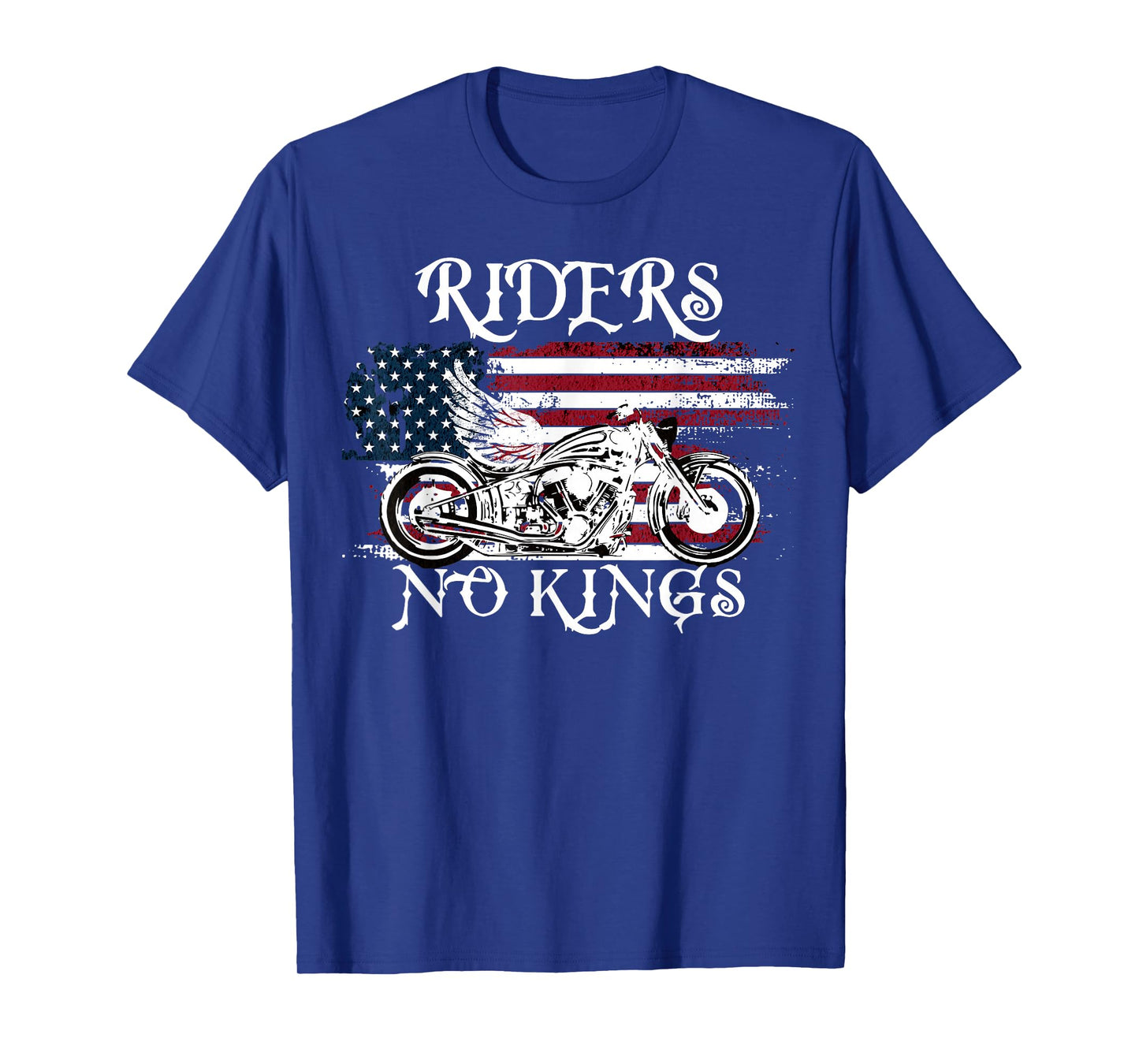 No King Freedom Riders Independence Spirit Biker Rebellion T-Shirt