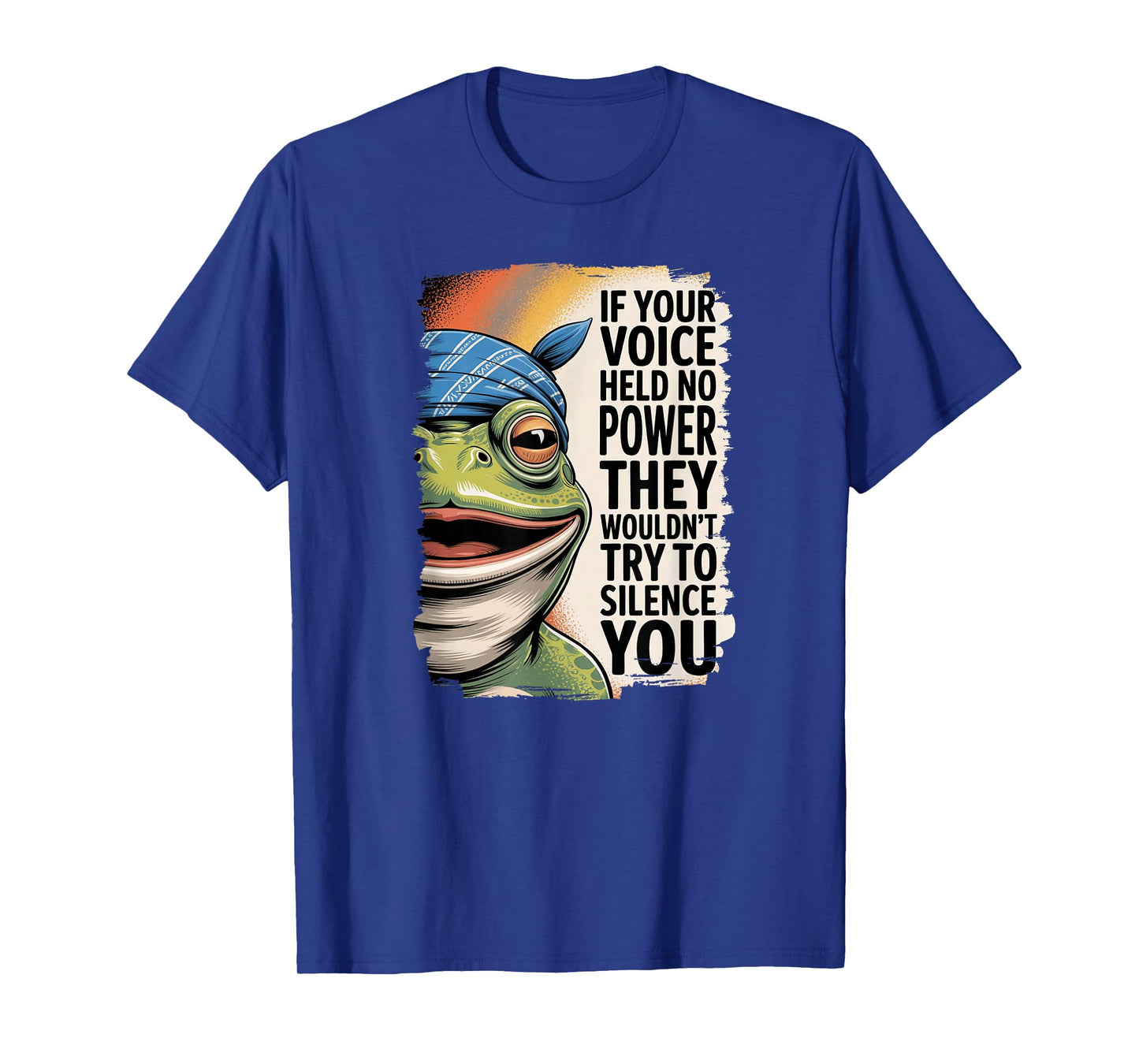 Your Voice Counts Portland Frog Protest Retro Resistance T-Shirt