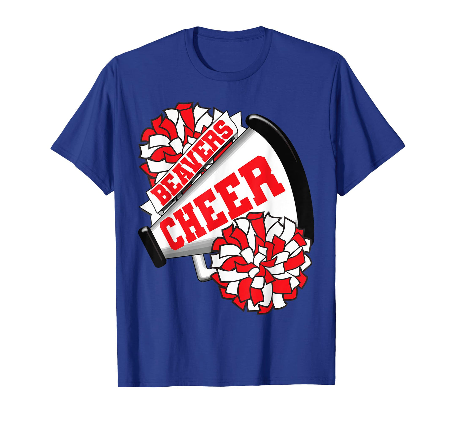 Beavers Cheer School Cheerleading R T-Shirt