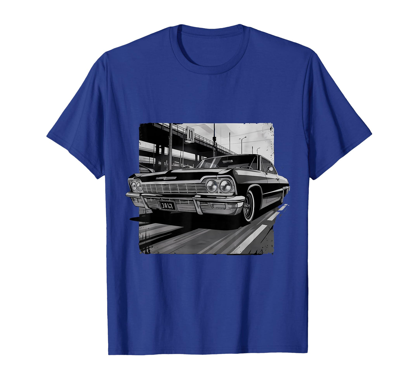 Los Angeles Old School Lowrider Car Chicano Art T-Shirt