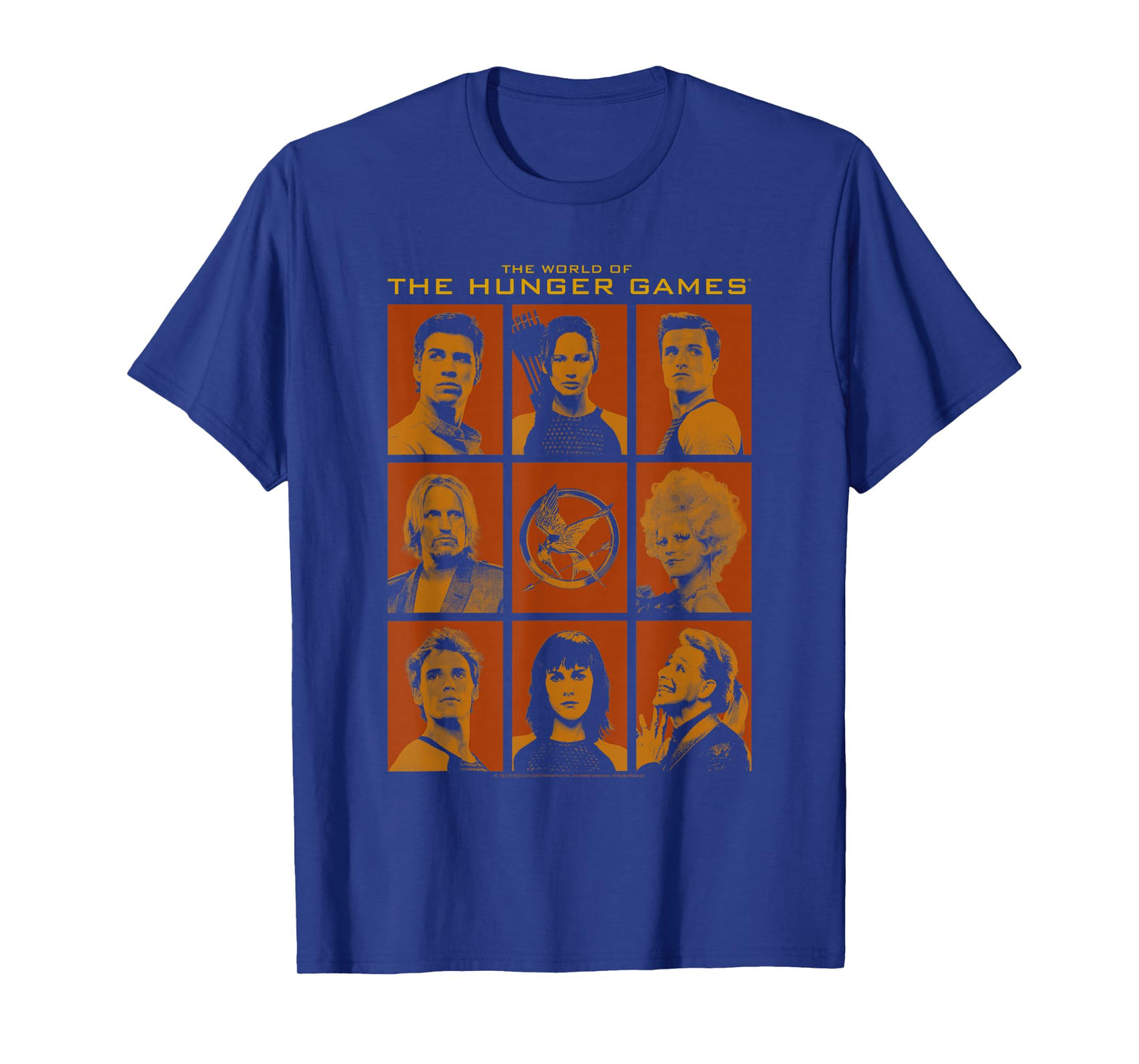 The Hunger Games Catching Fire Character Grid Movie T-Shirt