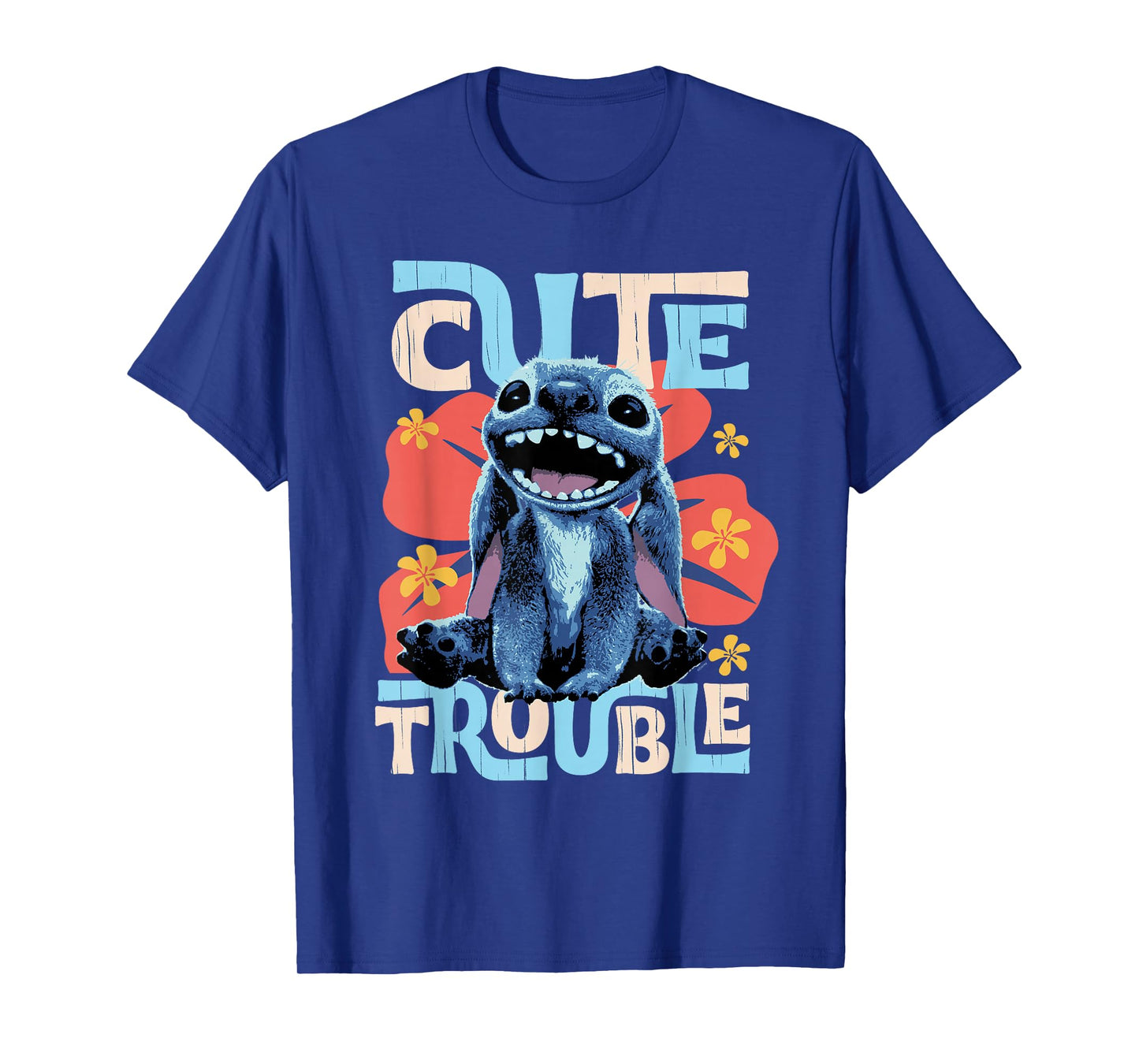 Disney Lilo & Stitch Live-Action Movie "Cute Trouble" Stitch T-Shirt