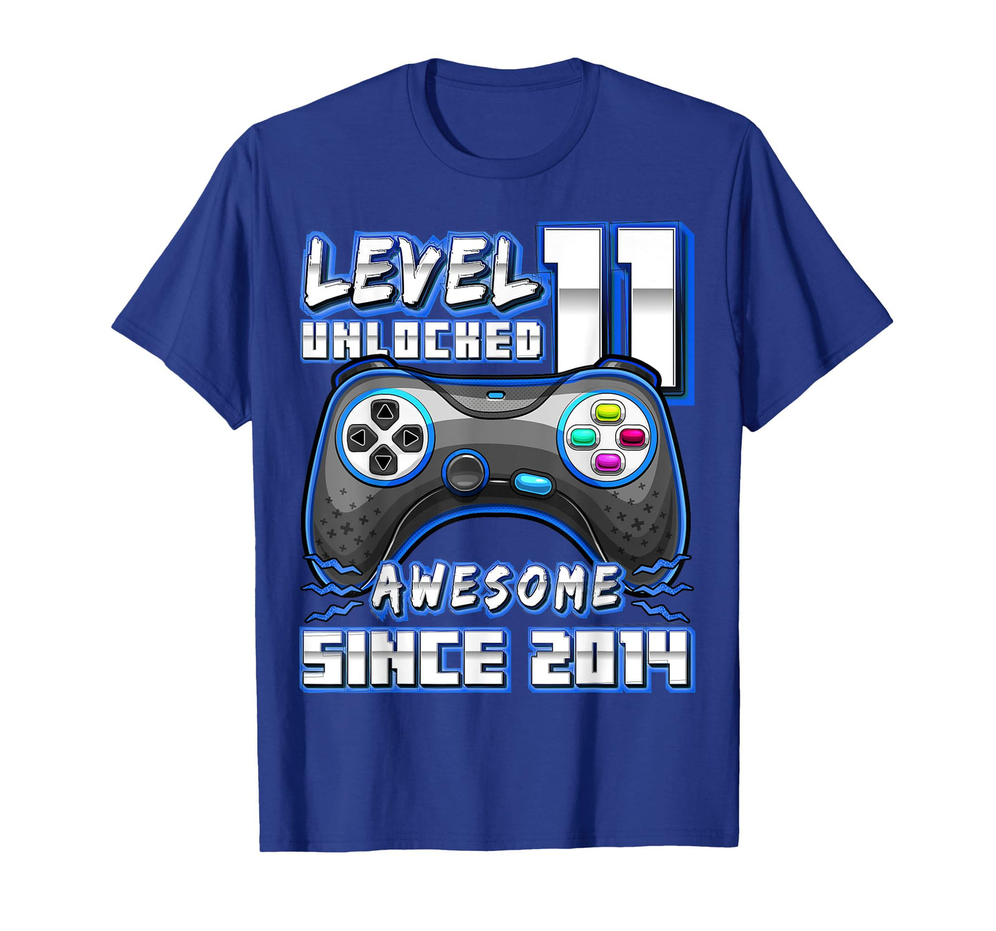 11th Birthday Boy Level 11 Gamer 11 Year Video Game Party T-Shirt