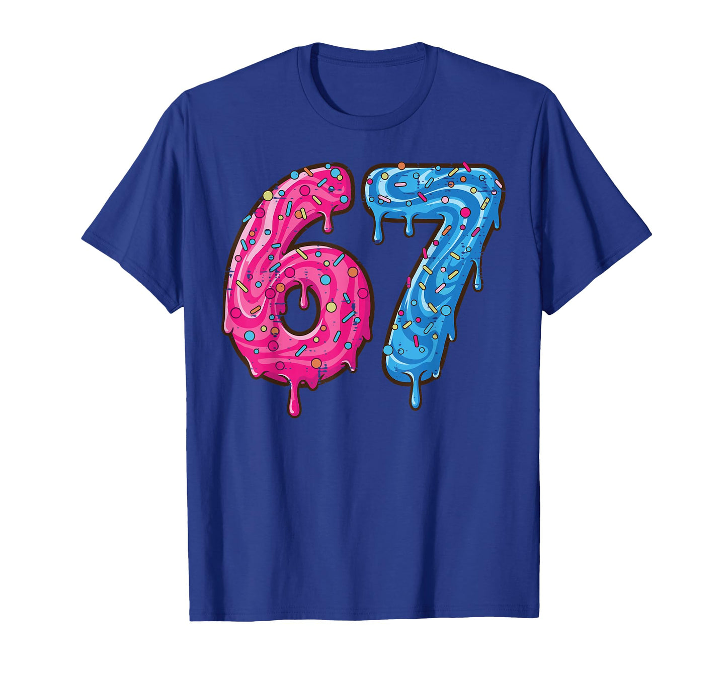 67 Costume Six Seven Meme Number 6 7 On It Youth Teen Boys T-Shirt