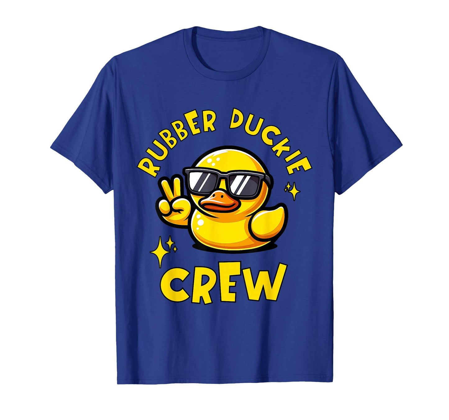Rubber Duckie Crew Kids Family Matching Yellow Duck Funny T-Shirt