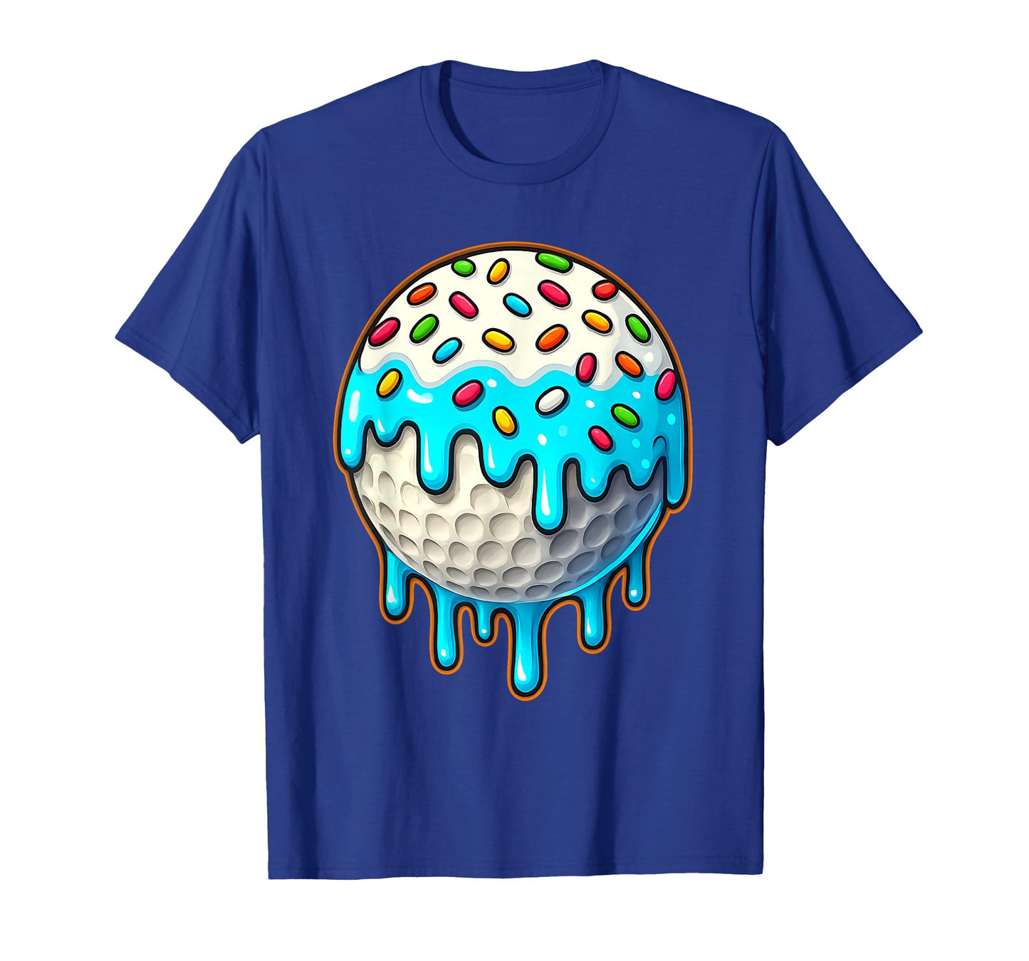 Golf Ice Cream Drip For Boys Men Women Kids Graphic T-Shirt