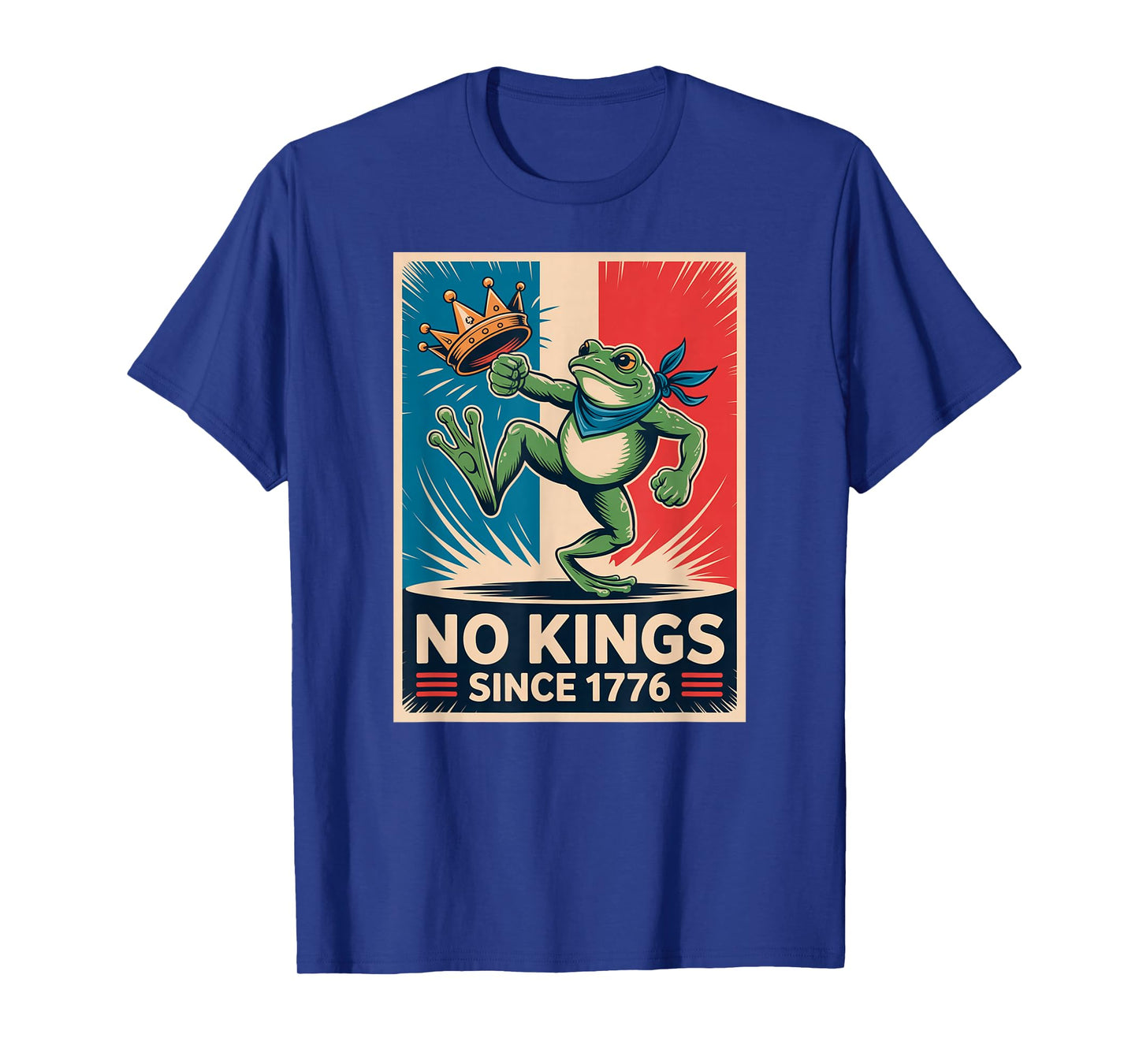 Frog No Kings Shirt Men Women No Kings in America T-Shirt