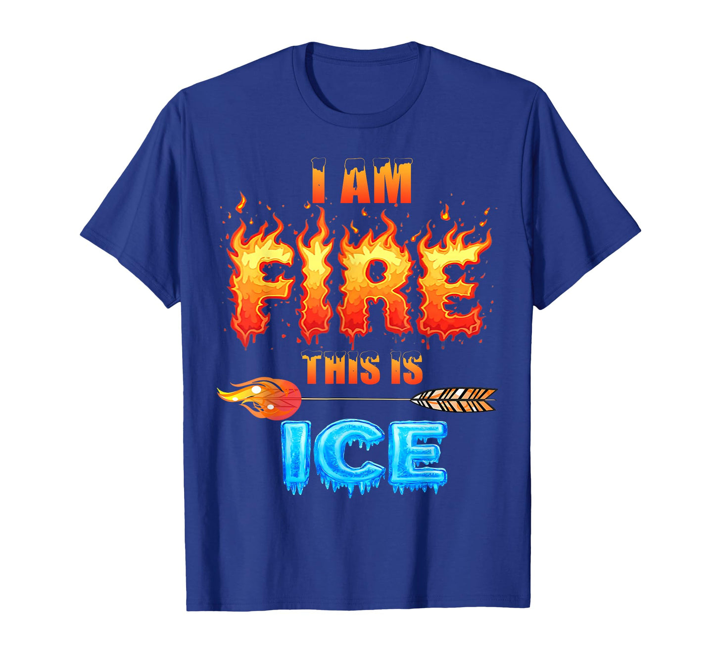 Funny Ice This is Fire Costume Halloween Family Matching T-Shirt