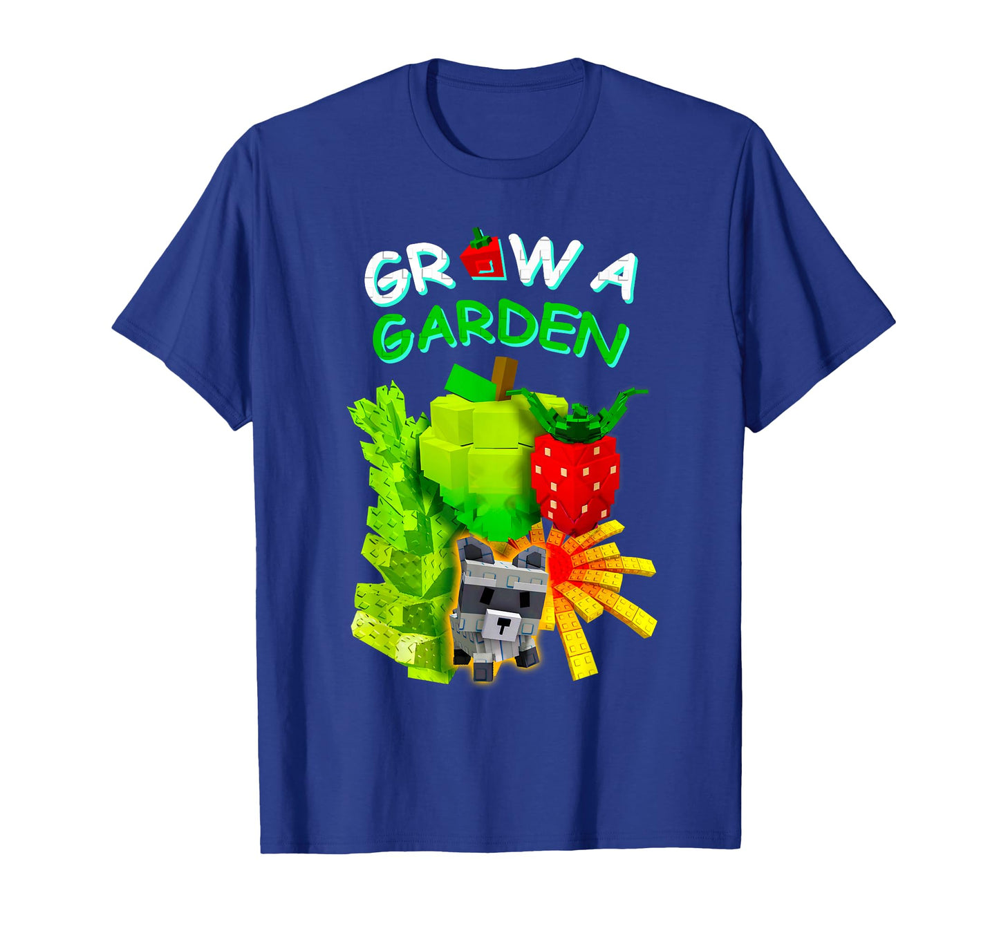 Grow A Garden Sugar Apple Romanesco Elder Strawberry Gamer T-Shirt