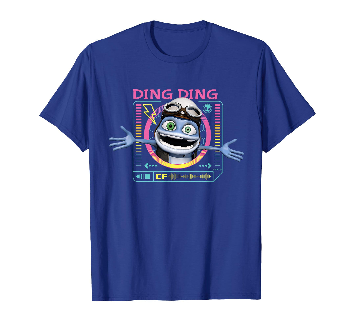 Crazy Frog Retro Music Player for Kids Funny Ding Ding T-Shirt